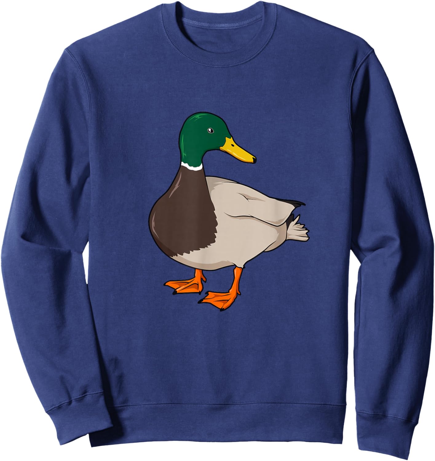 Drawing of mallard duck Sweatshirt - Sweatshirt | Navy