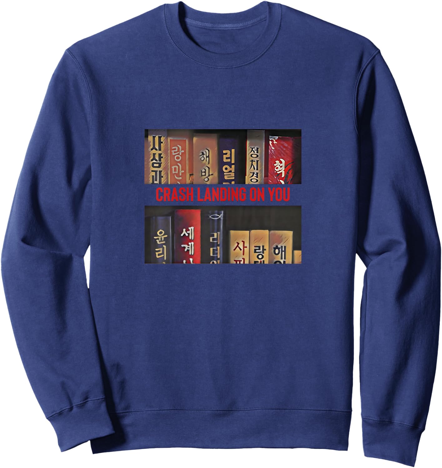 Kdrama Crash Landing On You Fan Gift Sweatshirt - Sweatshirt | Navy