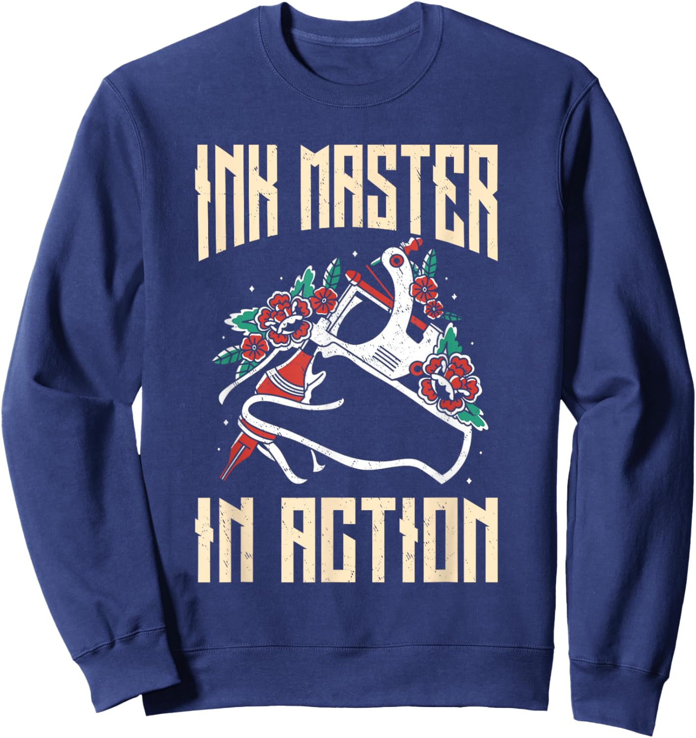 Funny Tattoo Artists Ink Master Apparel Tattoo Pen Machine Sweatshirt - Sweatshirt | Navy