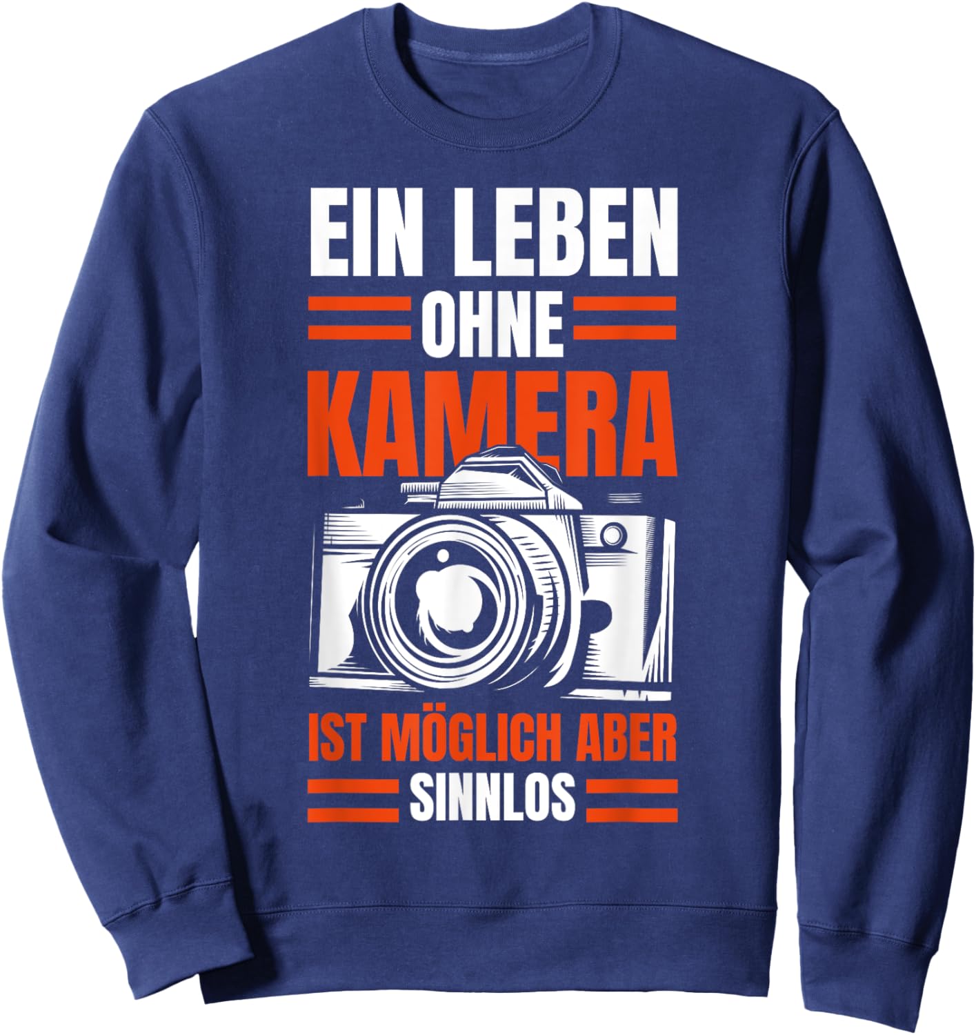 Fotograf Fotografie Lustig Geschenk Fotograf Sweatshirt - Sweatshirt | Navy