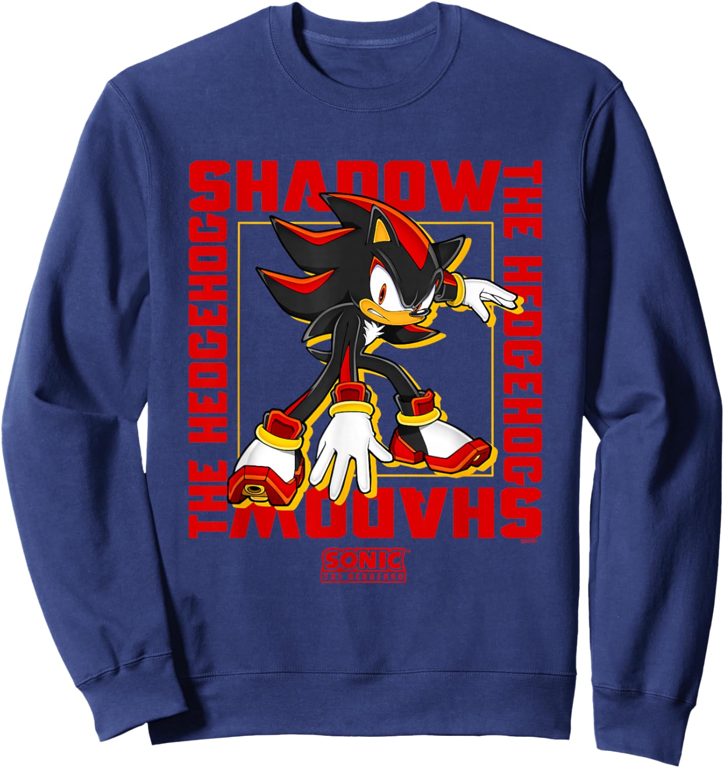 Sonic The Hedgehog Shadow The Hedgehog Epic Portrait Sweatshirt - Sweatshirt | Navy