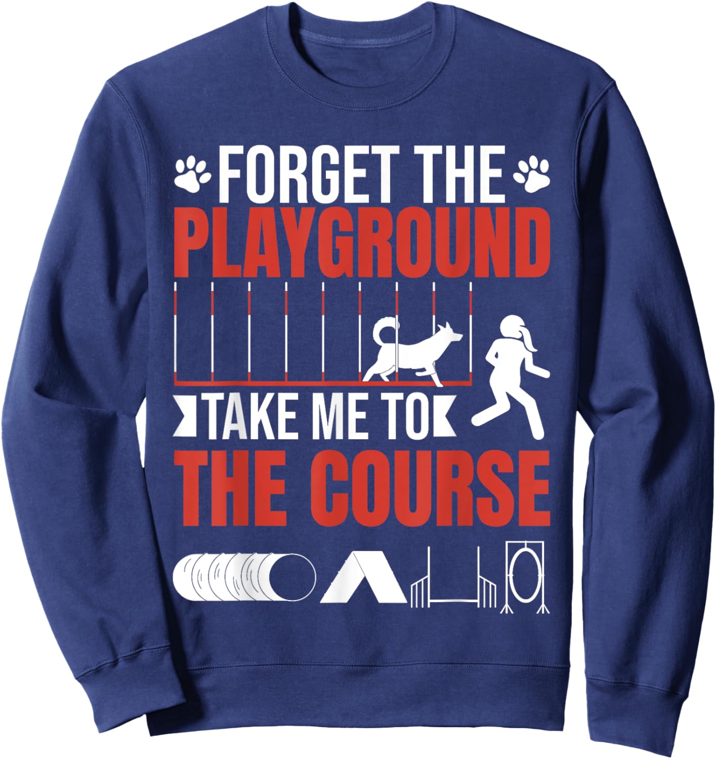 Canine Dog Agility Sweatshirt - Sweatshirt | Navy