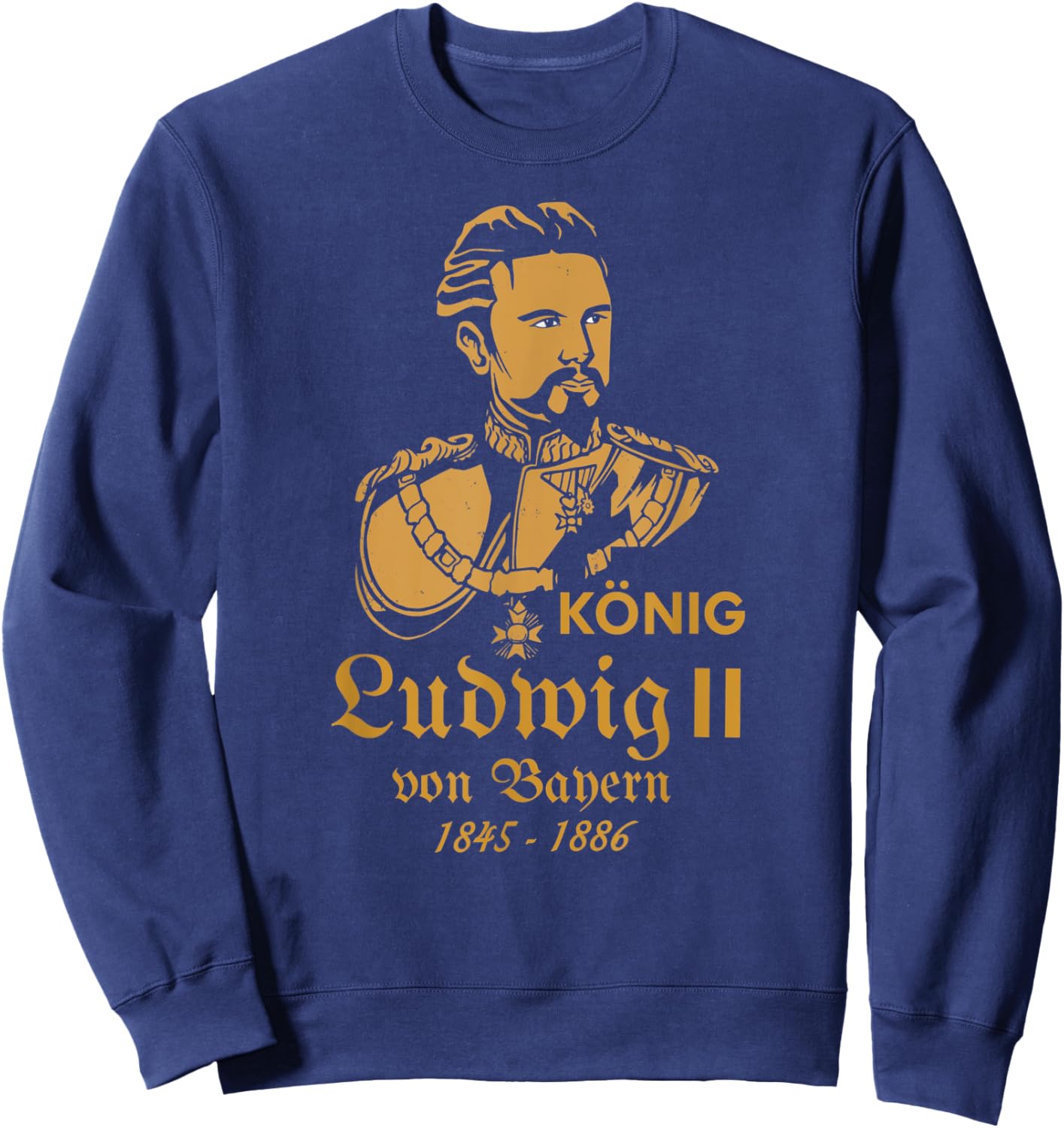 King Ludwig of Bavaria Sweatshirt - Sweatshirt | Navy