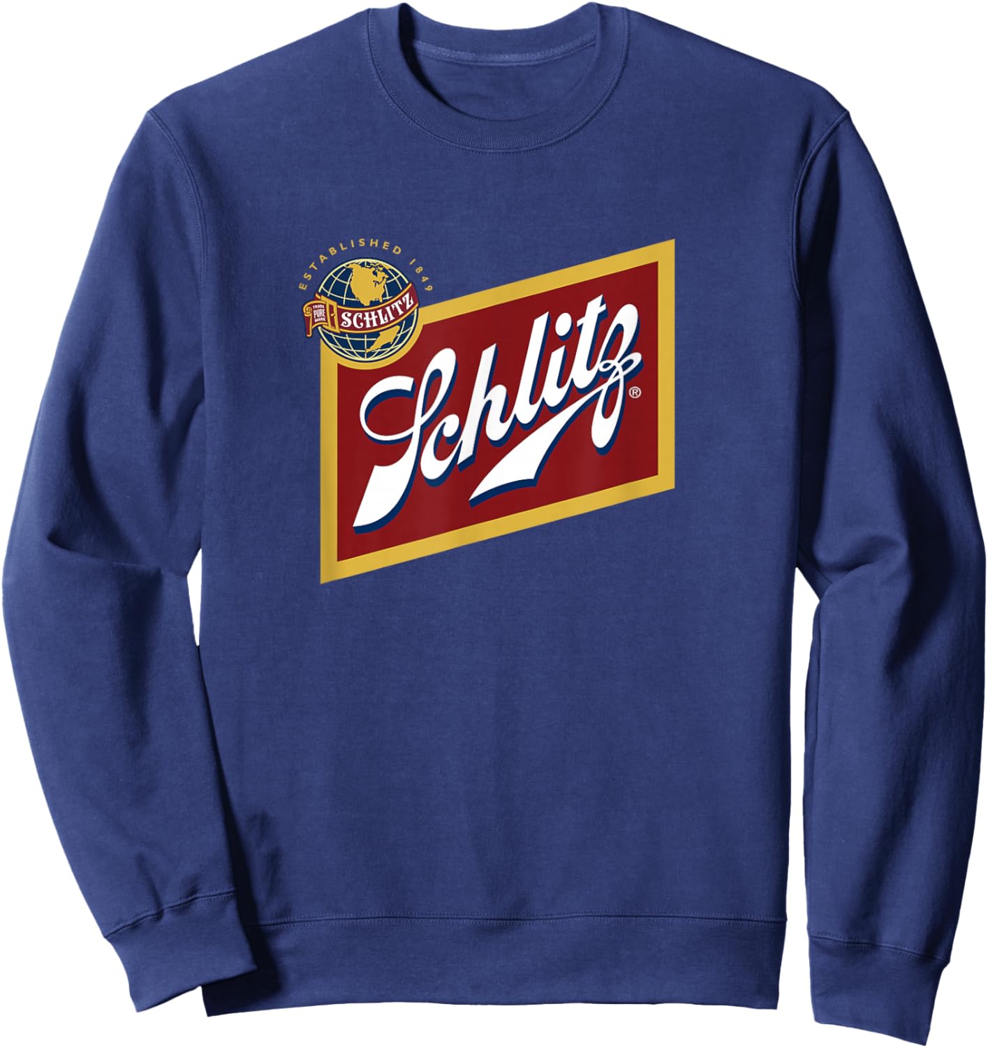 Schlitz Style - Logo Sweatshirt - Sweatshirt | Navy