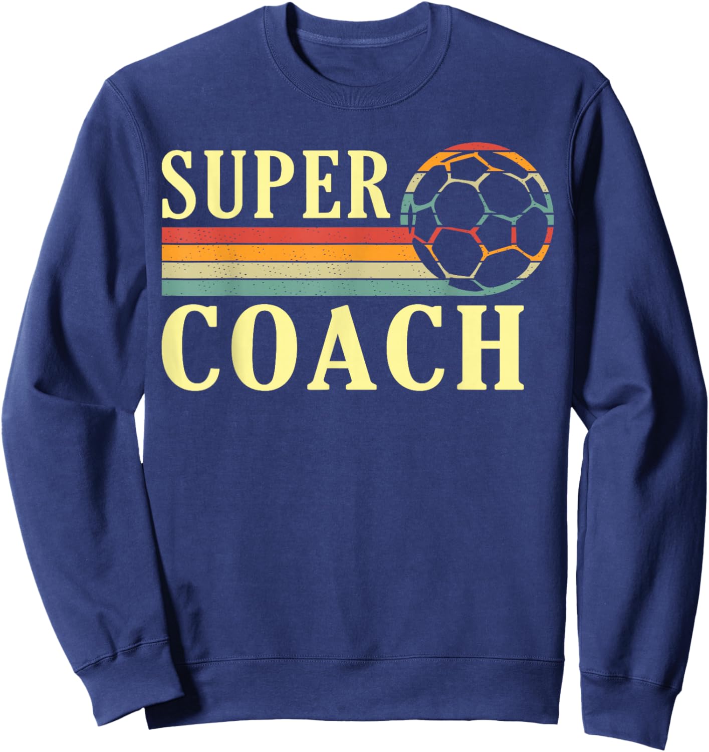 super coach Hand handball Handball France Funny Sweatshirt - Sweatshirt | Navy