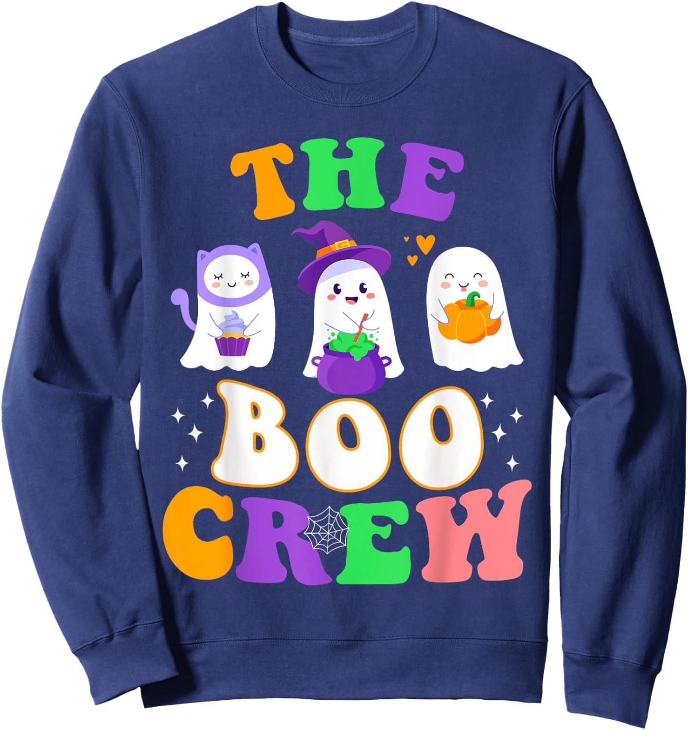 Halloween The Boo Crew for Kids & Adults - Trick or Treating Sweatshirt - Sweatshirt | Navy