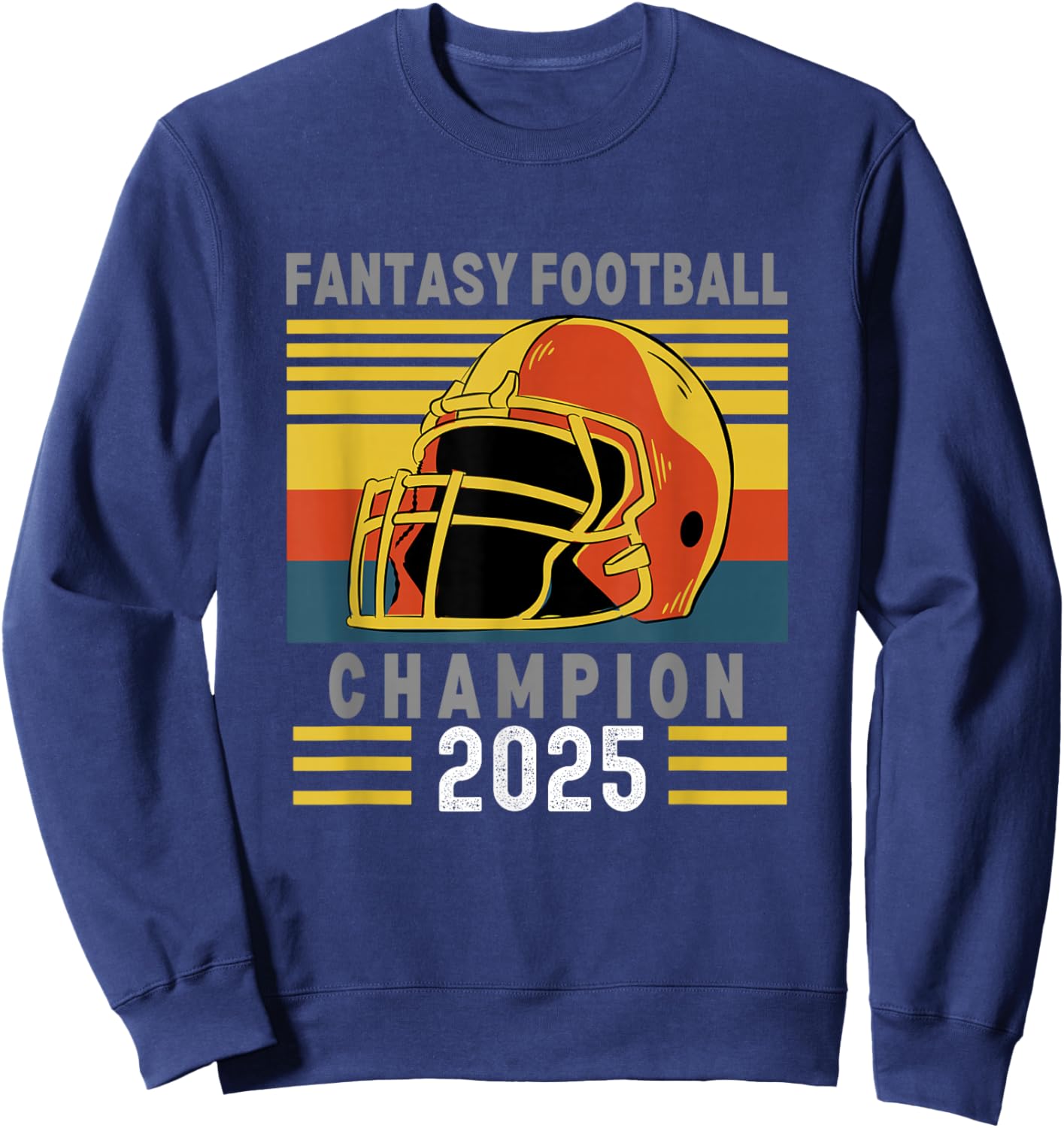 Fantasy Football 2025 League Champion Winner, 2025 FFL Champ Sweatshirt - Sweatshirt | Navy