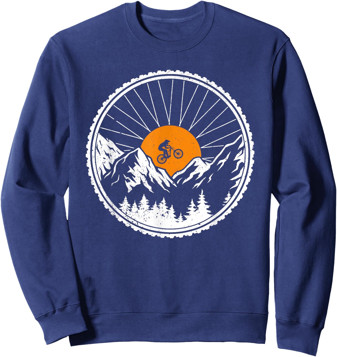 Mountain Bike Clothing MTB Cycling Mountain Biking Sweatshirt - Sweatshirt | Navy