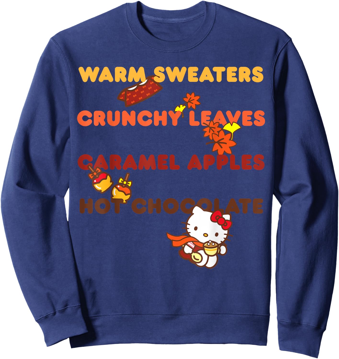 Hello Kitty Favorite Fall Things Sweatshirt - Sweatshirt | Navy