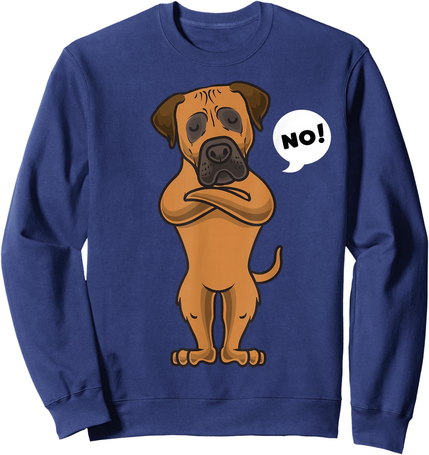 Stubborn Boerboel Dog Owner Women Girls Kids Sweatshirt - Sweatshirt | Navy