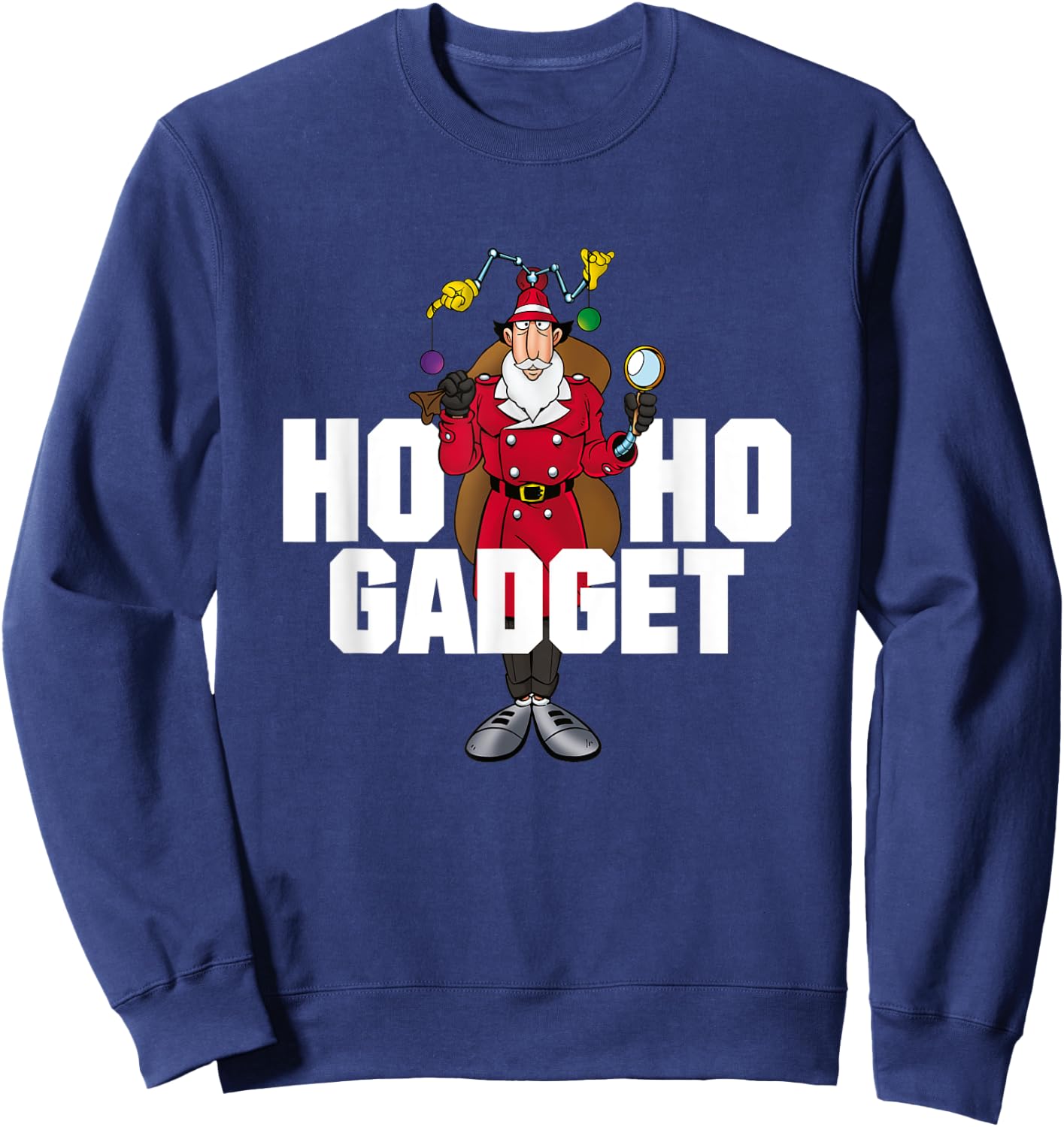 Inspector Gadget - Adult T Shirt - Christmas 01 Sweatshirt - Sweatshirt | Navy