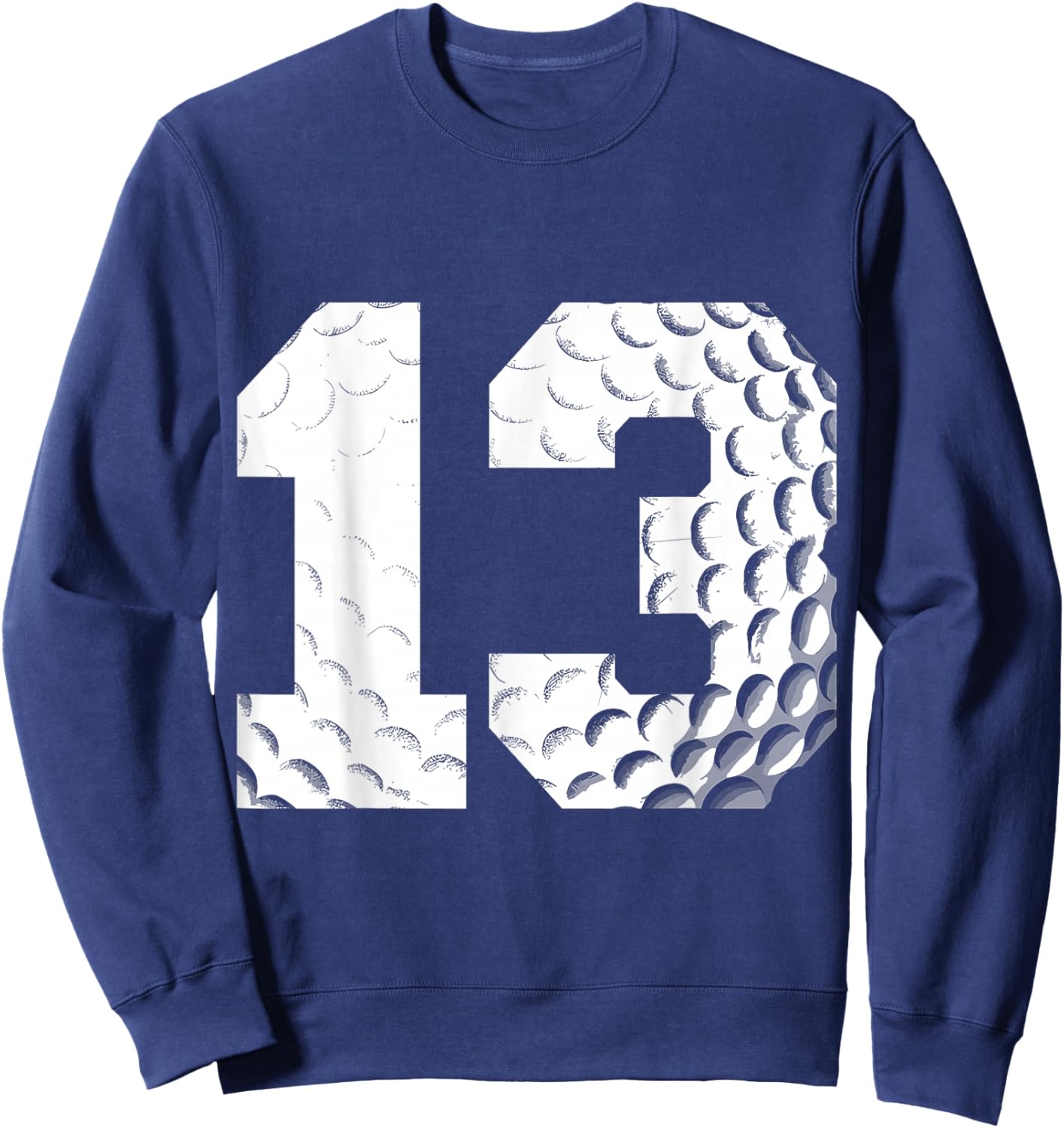 13th Birthday Boy Golf Player Golf 13 Years Old Sweatshirt - Sweatshirt | Navy