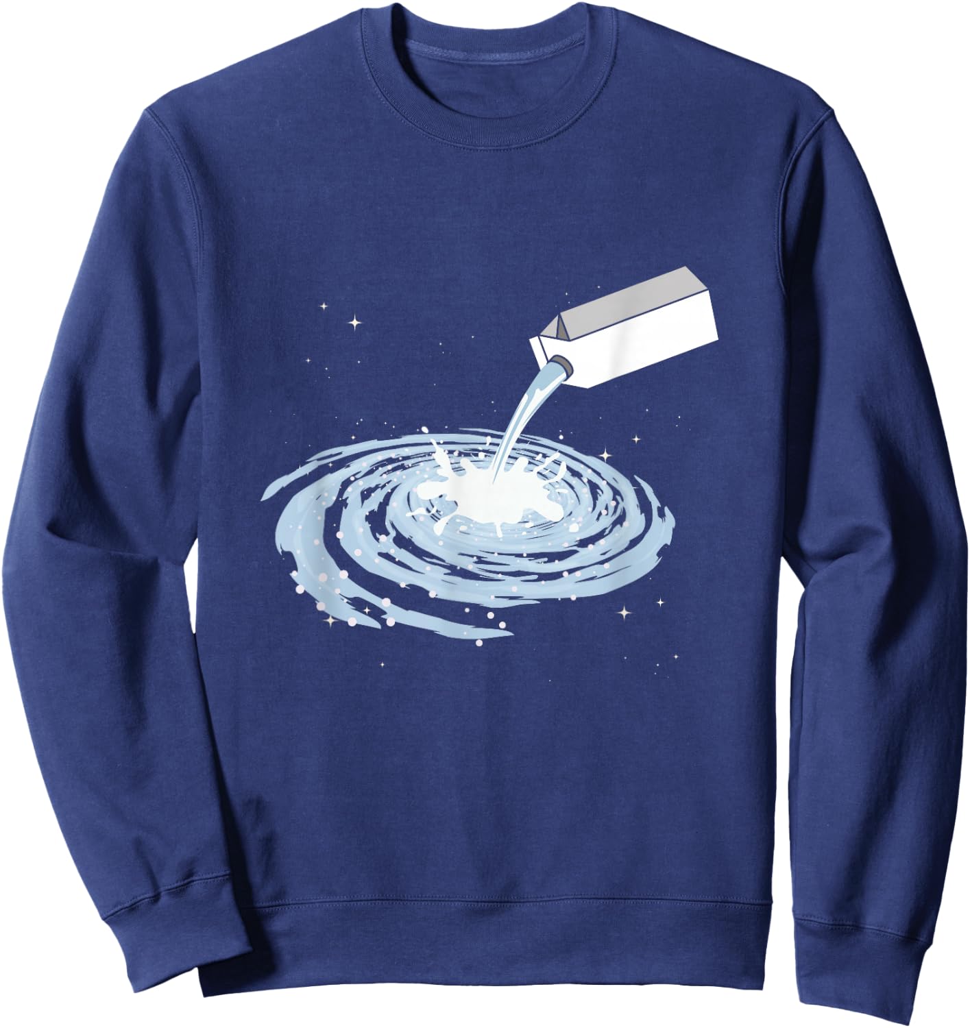 Cute Milky Way Galaxy Outer Space Sweatshirt - Sweatshirt | Navy