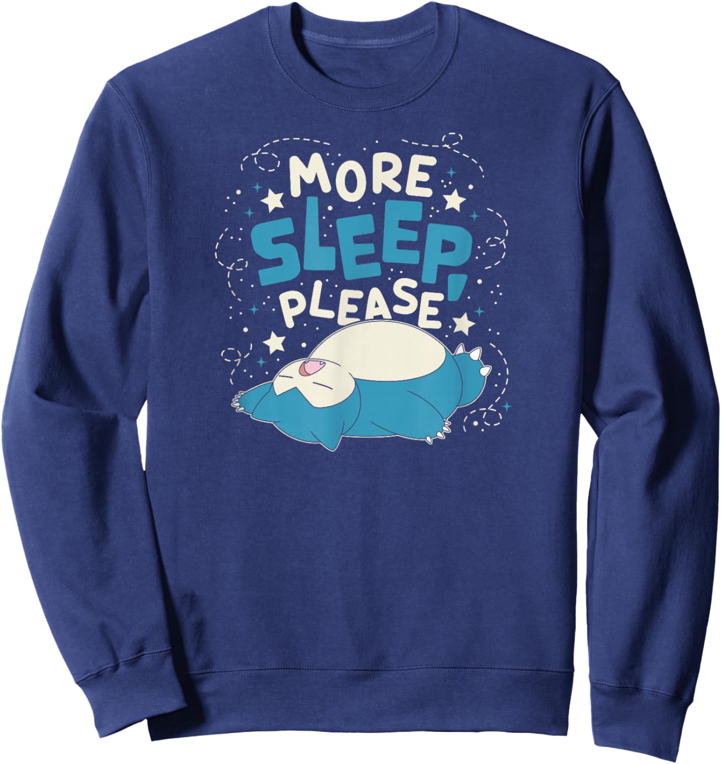 Pokémon - Snorlax More Sleep Please Sweatshirt - Sweatshirt | Navy