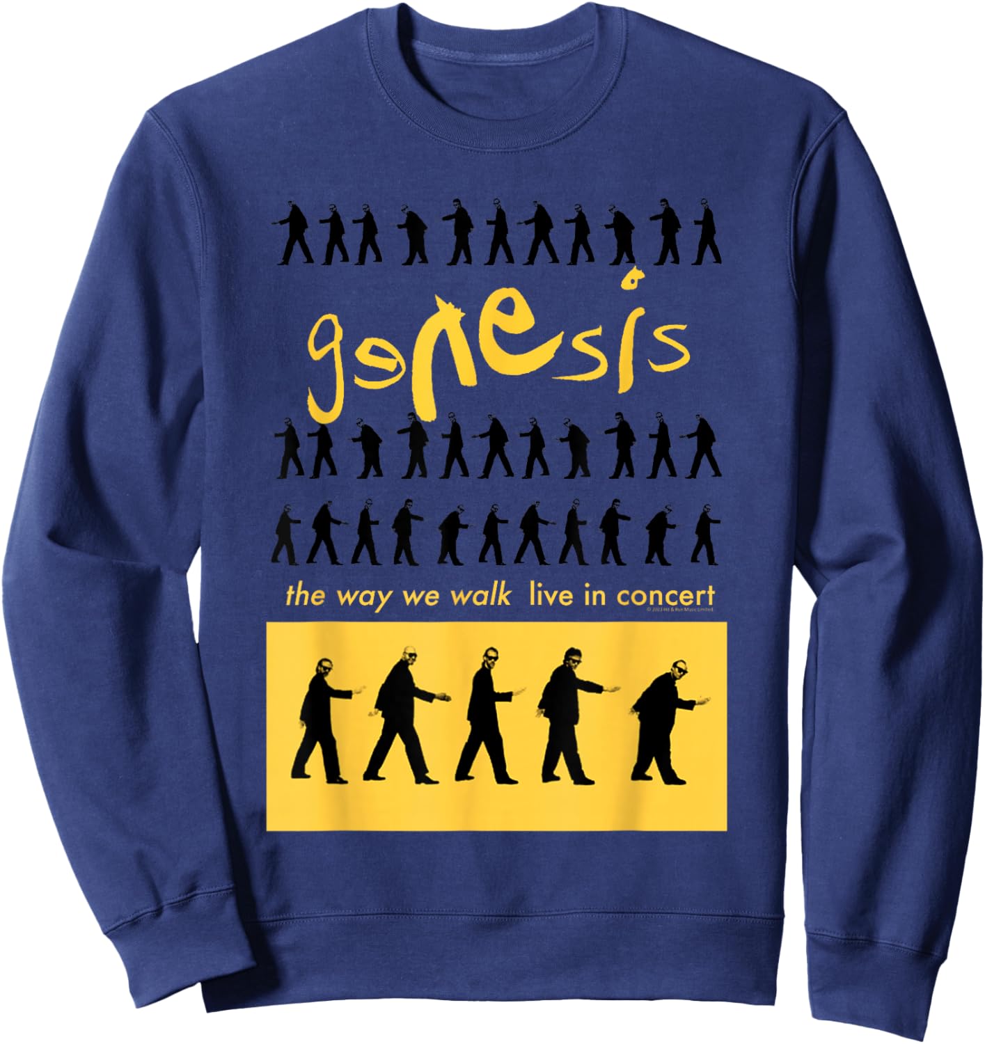 Genesis Rock Music Band Live In Concert Sweatshirt - Sweatshirt | Navy