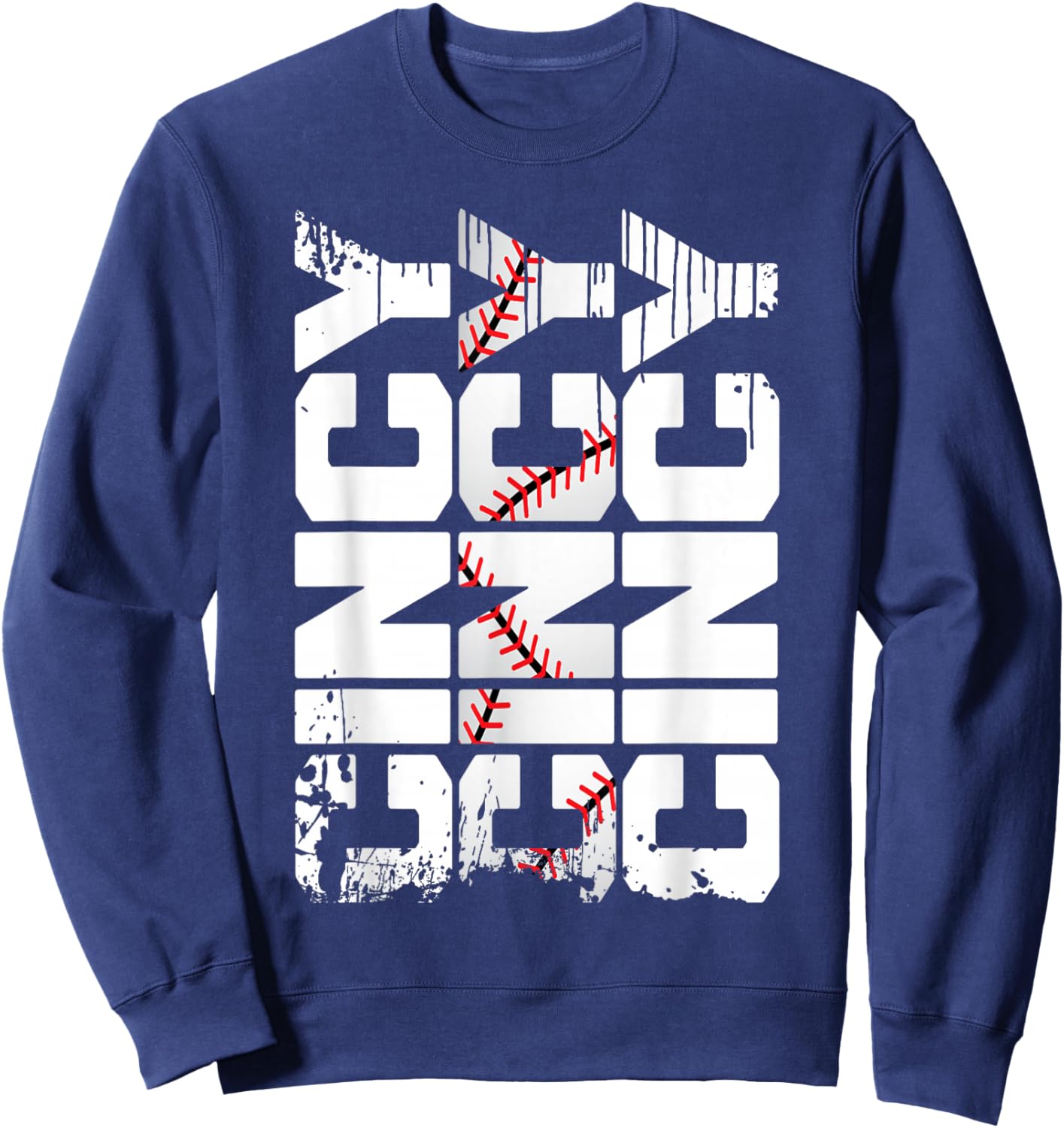 Vintage Cincinnati OH 513 Chip City Grunge Cincy Sweatshirt - Sweatshirt | Navy
