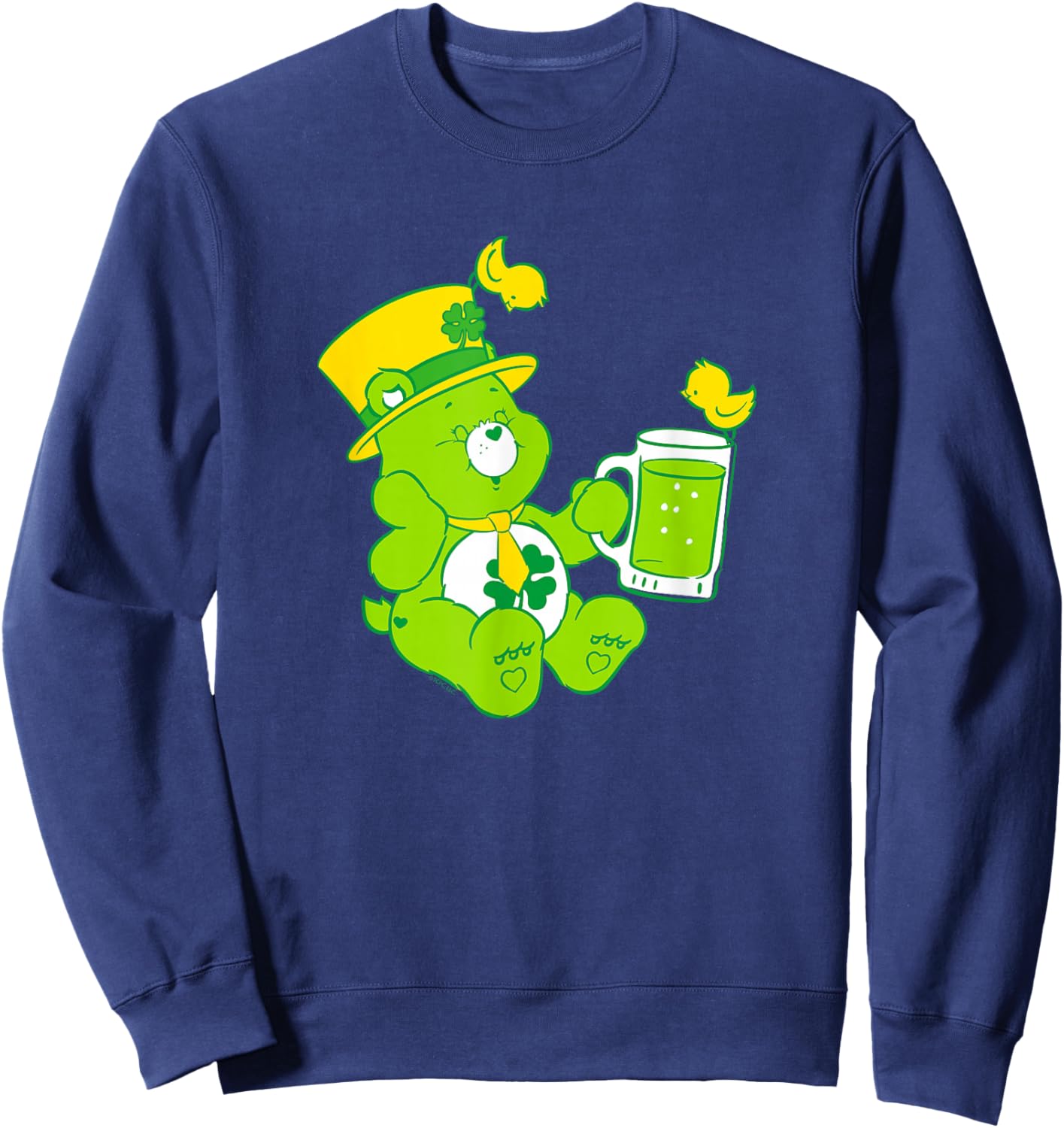 Care Bears Good Luck Bear St. Patrick's Lucky Juice Sweatshirt - Sweatshirt | Navy