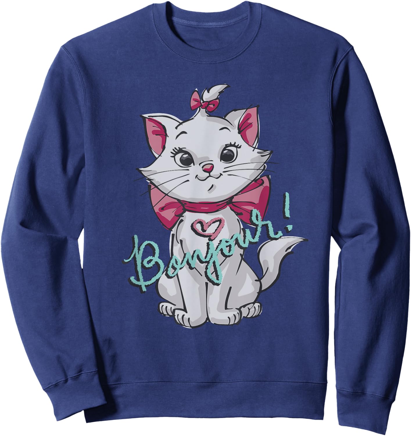 Disney Aristocats Marie Bonjour Sweatshirt - Sweatshirt | Navy