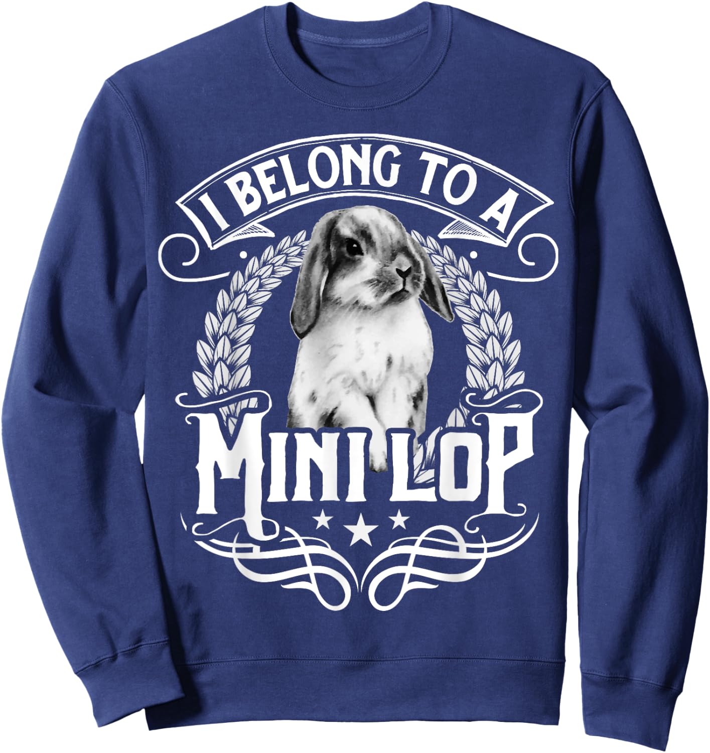 I Belong To A Mini Lop Sweatshirt - Sweatshirt | Navy