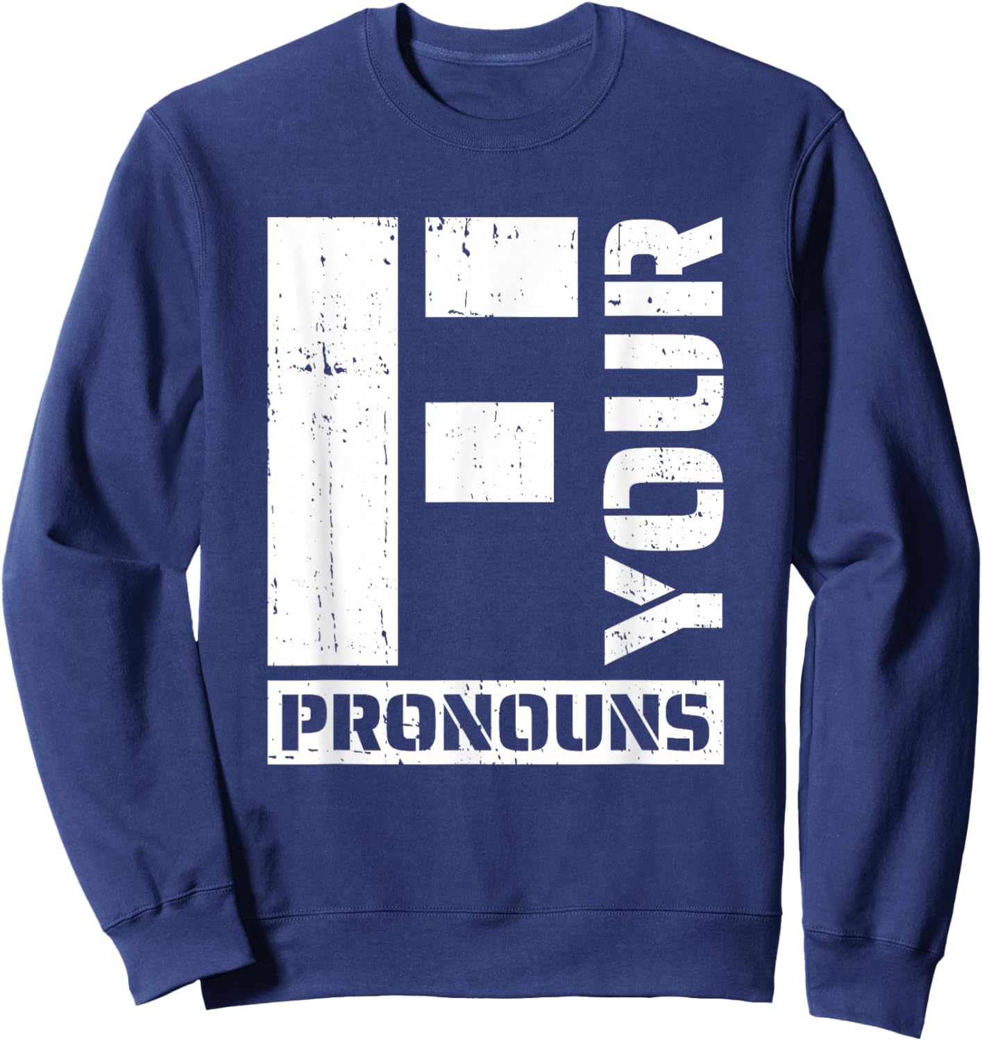 Conservative Pride - Anti Pronouns Sweatshirt - Sweatshirt | Navy