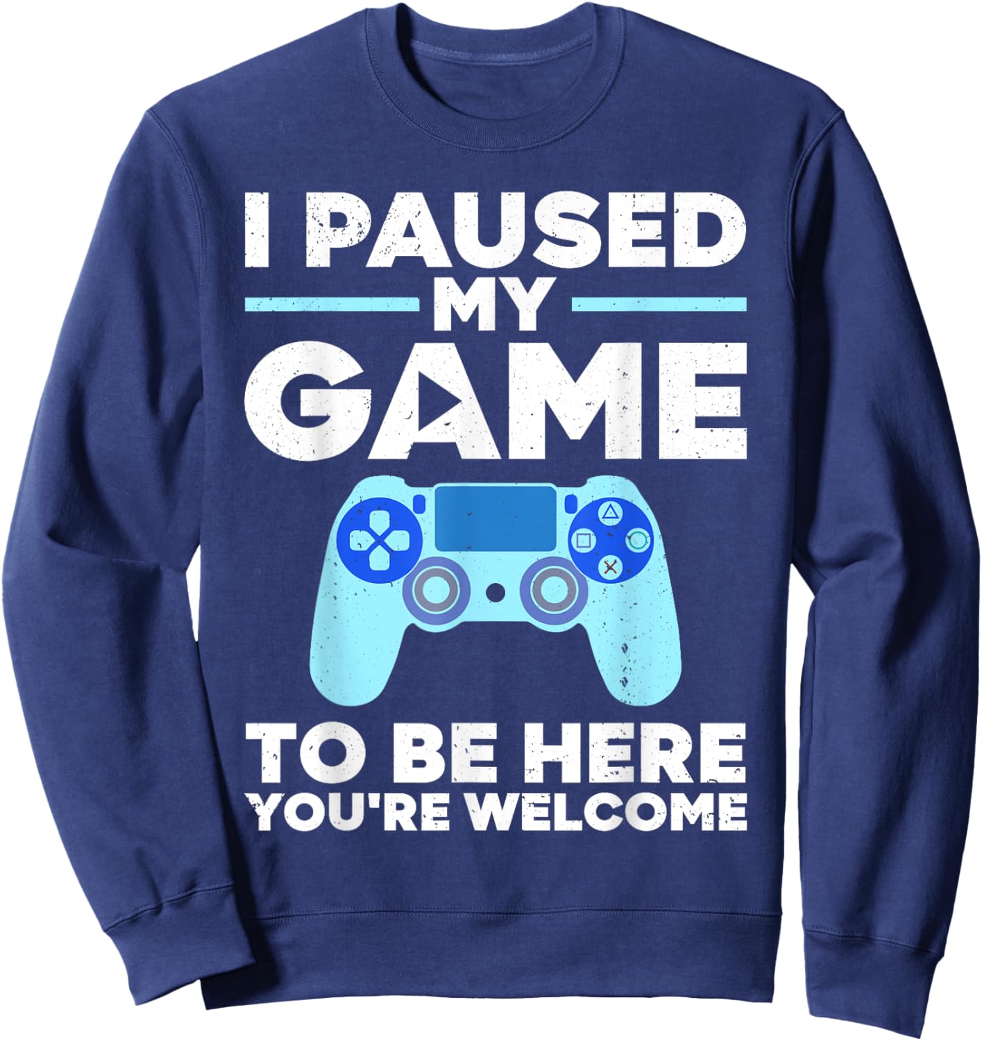 Cool Video Game Art Women Video Gamer Gaming Lover Sweatshirt - Sweatshirt | Navy