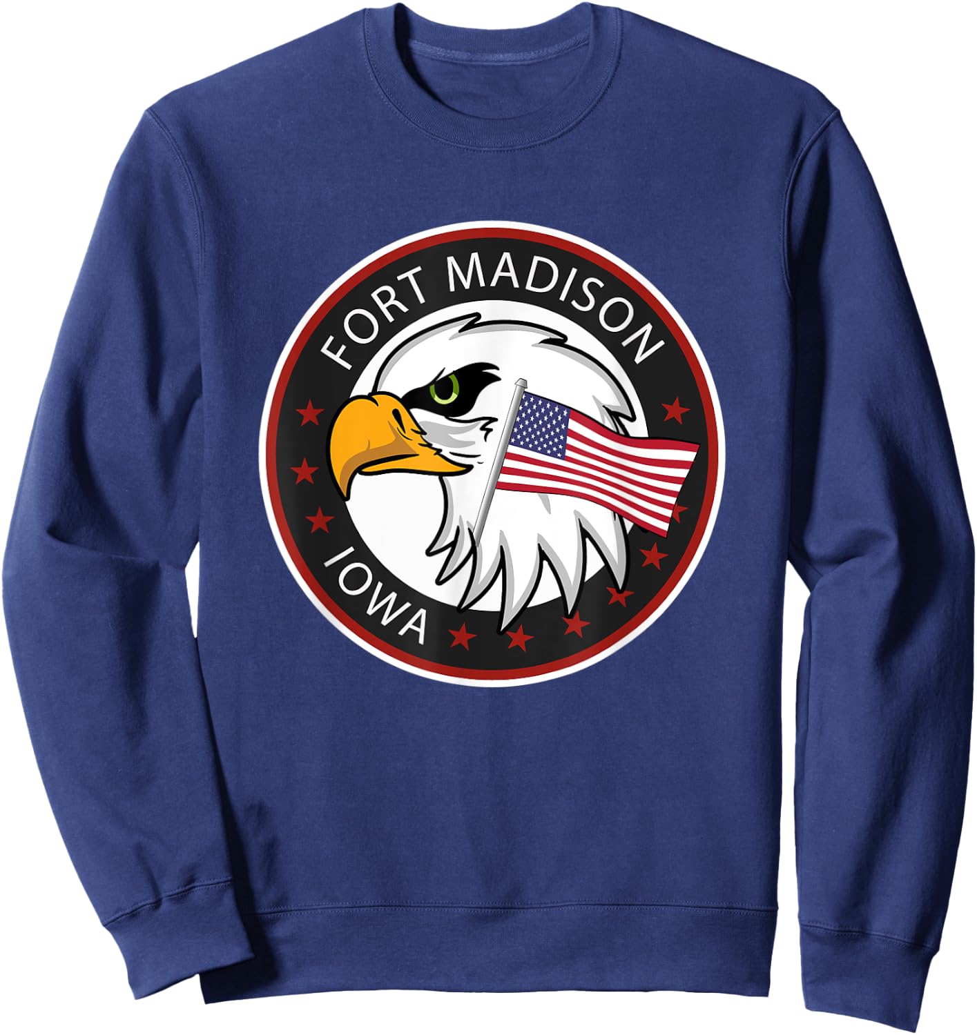 Fort Madison Iowa IA Sweatshirt - Sweatshirt | Navy