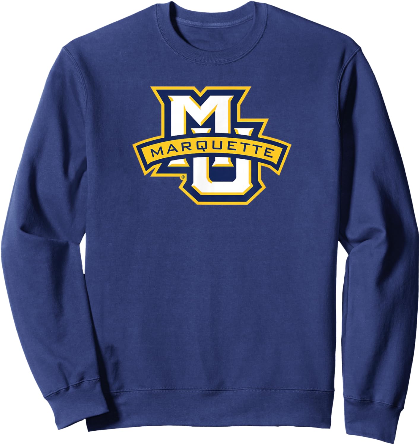 Marquette University Golden Eagles Primary Logo Sweatshirt - Sweatshirt | Navy