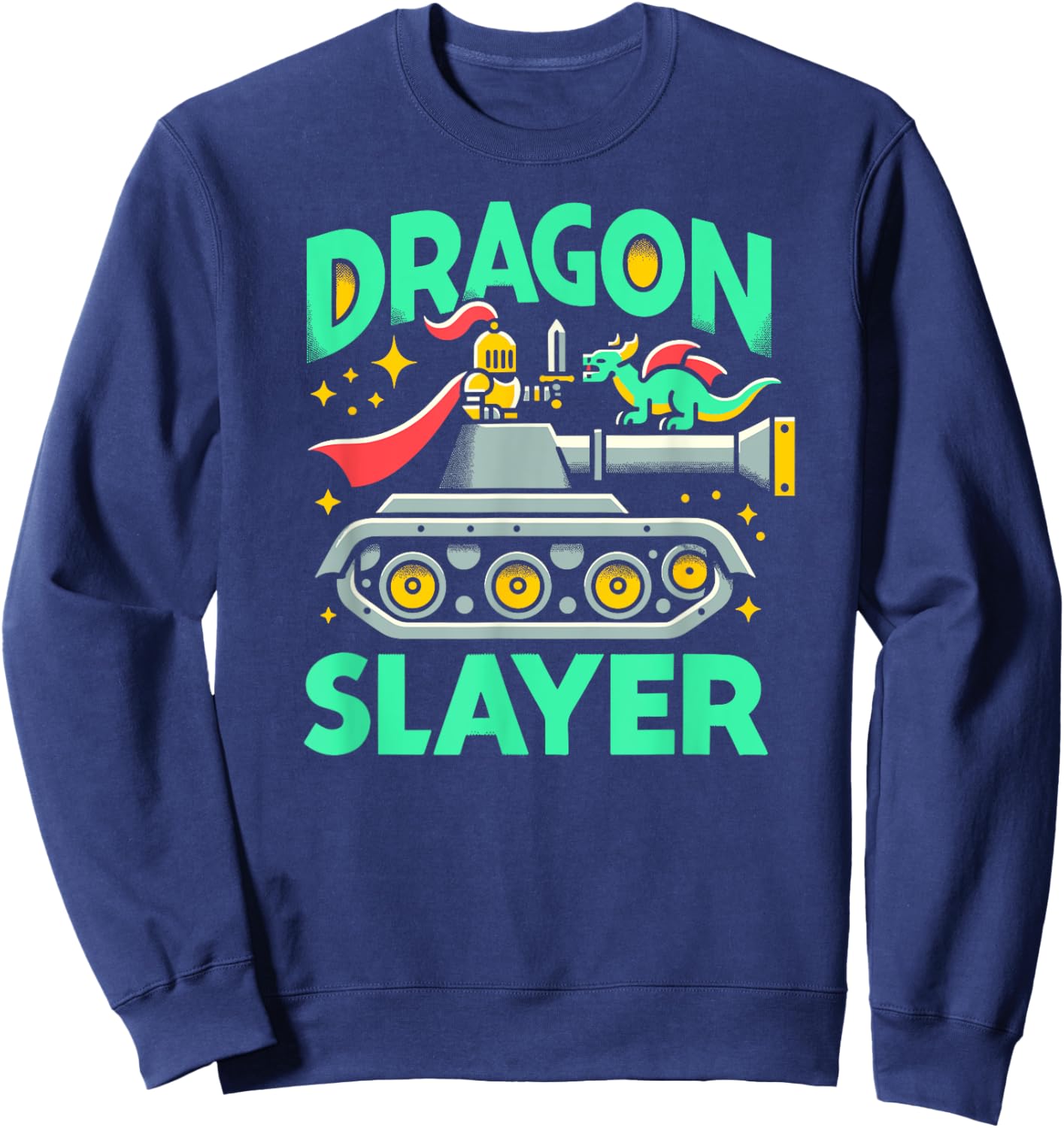 Dragon Slayer Knight Ren Faire LARP, Renaissance Festival Sweatshirt - Sweatshirt | Navy