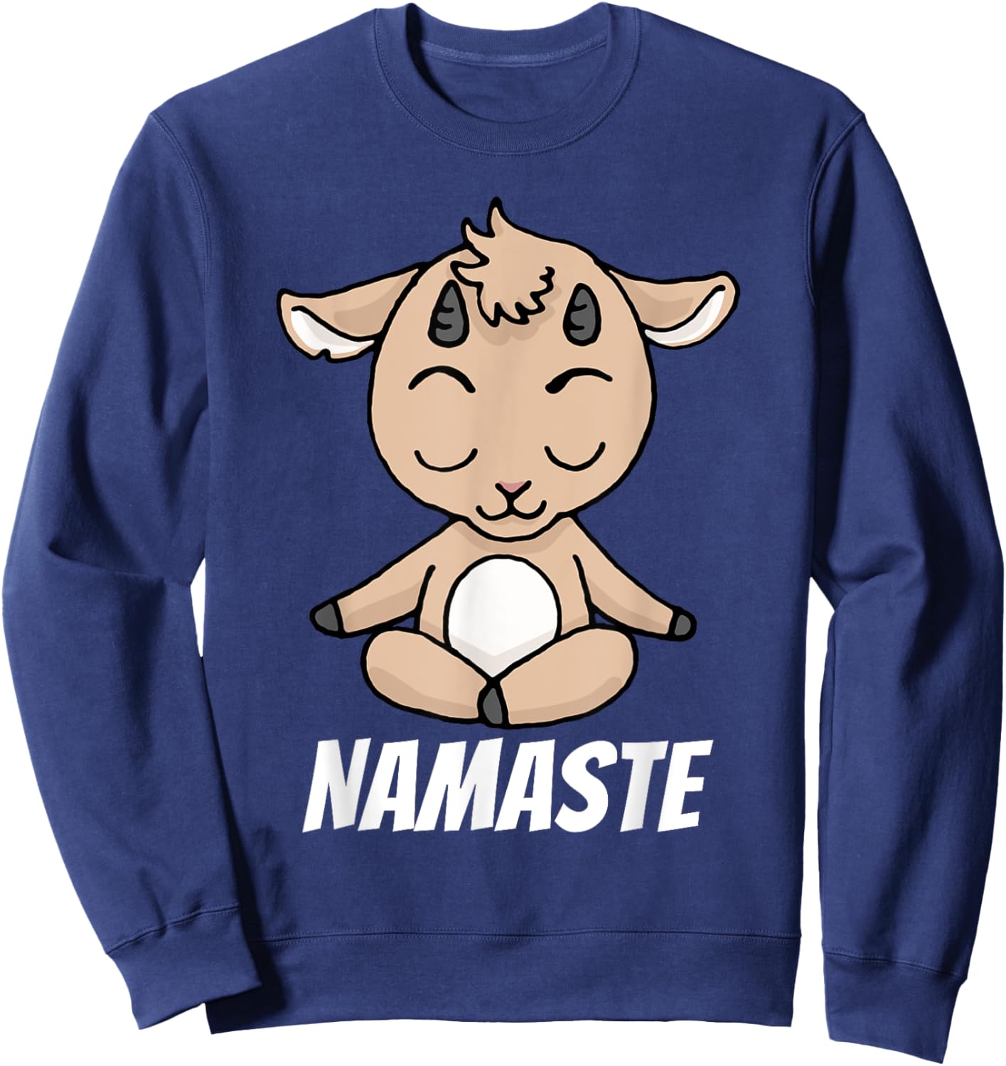 Goat Yoga Sweatshirt - Sweatshirt | Navy