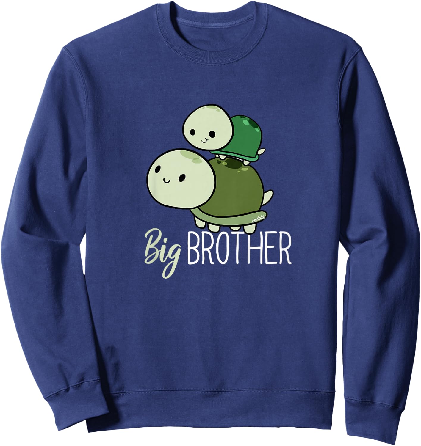 Big Brother Shirt Turtle Sweatshirt - Sweatshirt | Navy