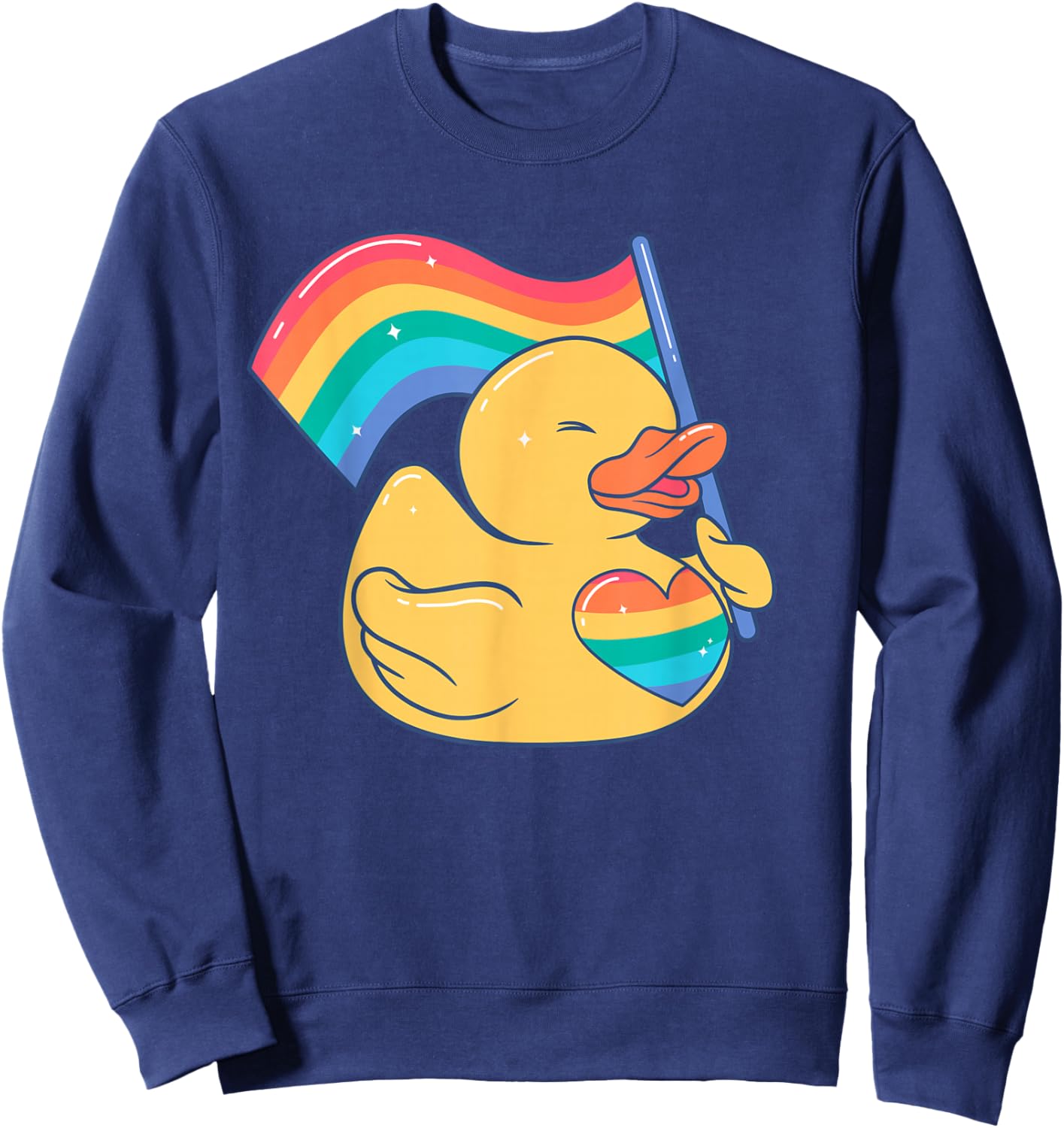 LGBT schwul lesbian gay CSD Pride Regenbogenfahne LGBTQ Sweatshirt - Sweatshirt | Navy