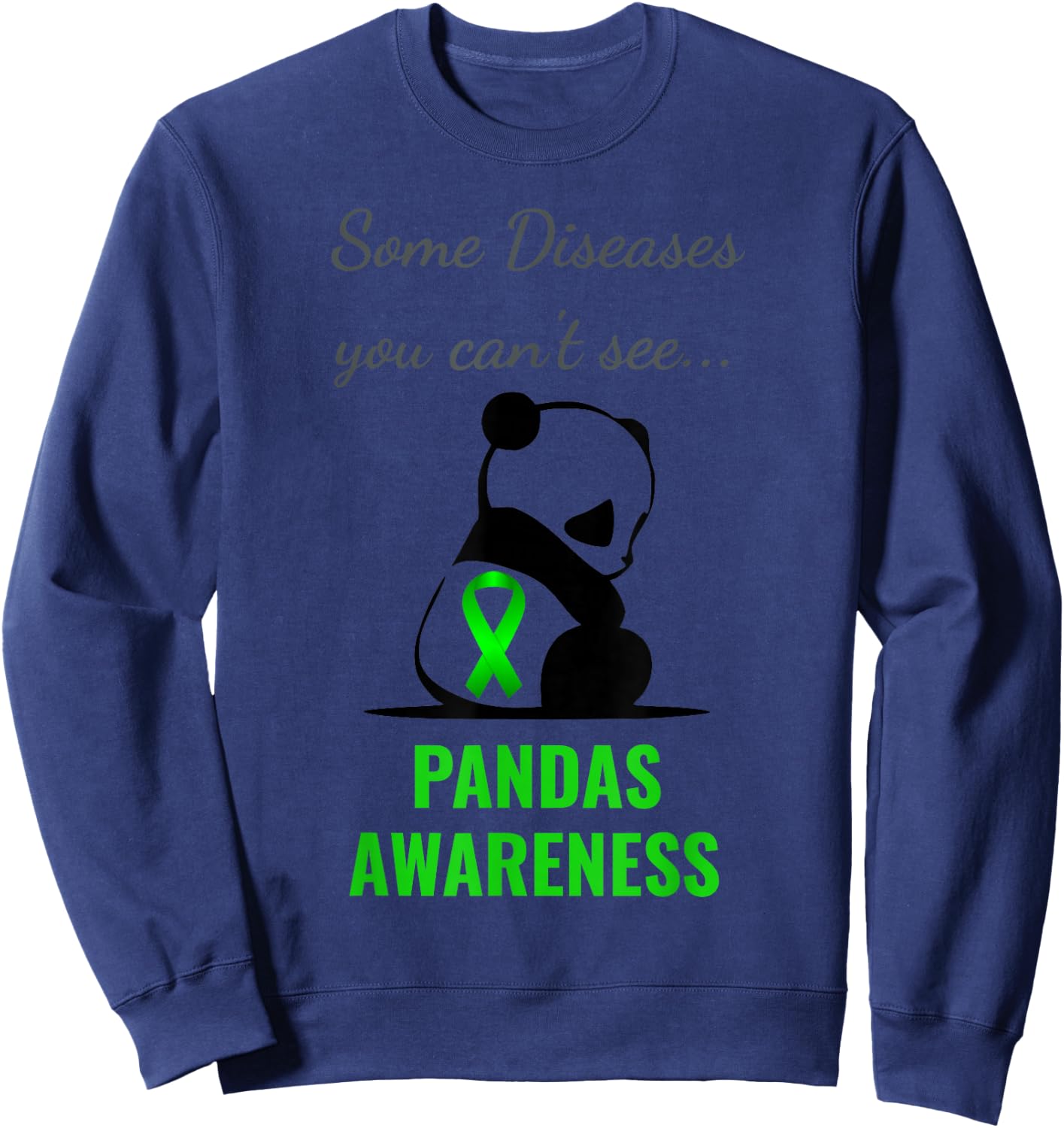 PANDAS PANS Awareness t shirt Sweatshirt - Sweatshirt | Navy