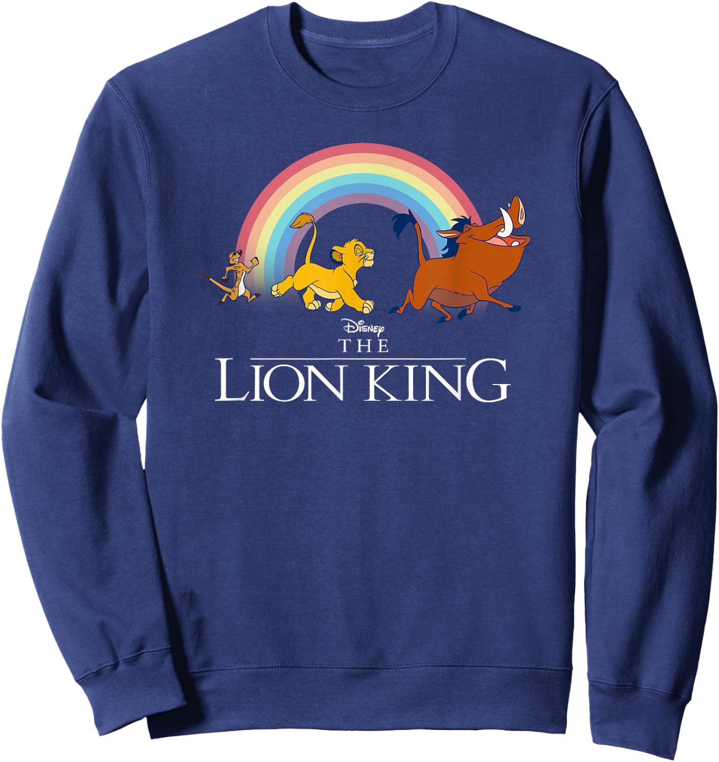 The Lion King - Hakuna Matata Simba Timon Pumbaa Sweatshirt - Sweatshirt | Navy