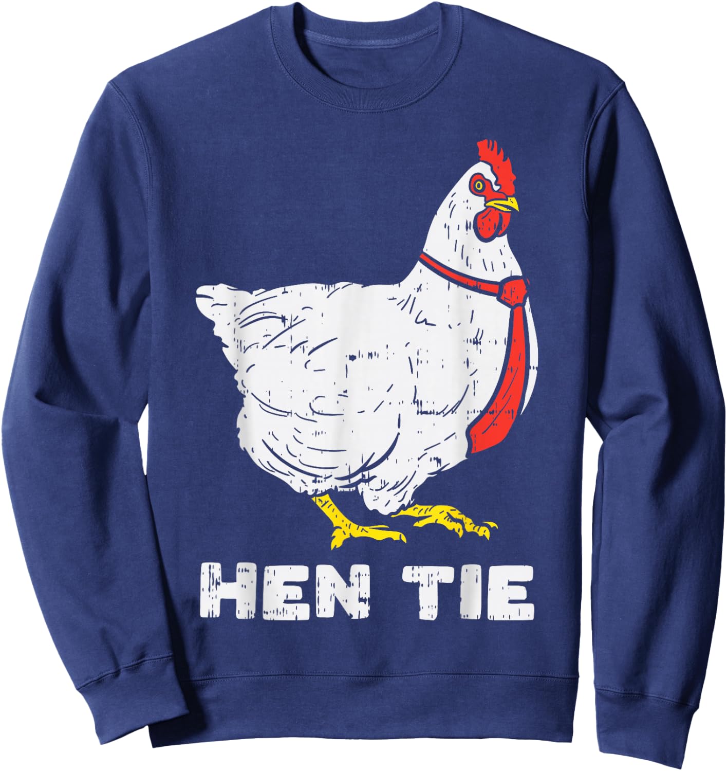 Hen Tie Funny Japanese Anime Pun Manga Joke Otaku Men Gift Sweatshirt - Sweatshirt | Navy