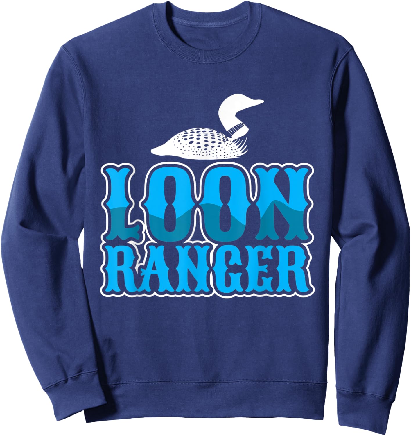 Loon ranger – Loon birding Sweatshirt - Sweatshirt | Navy