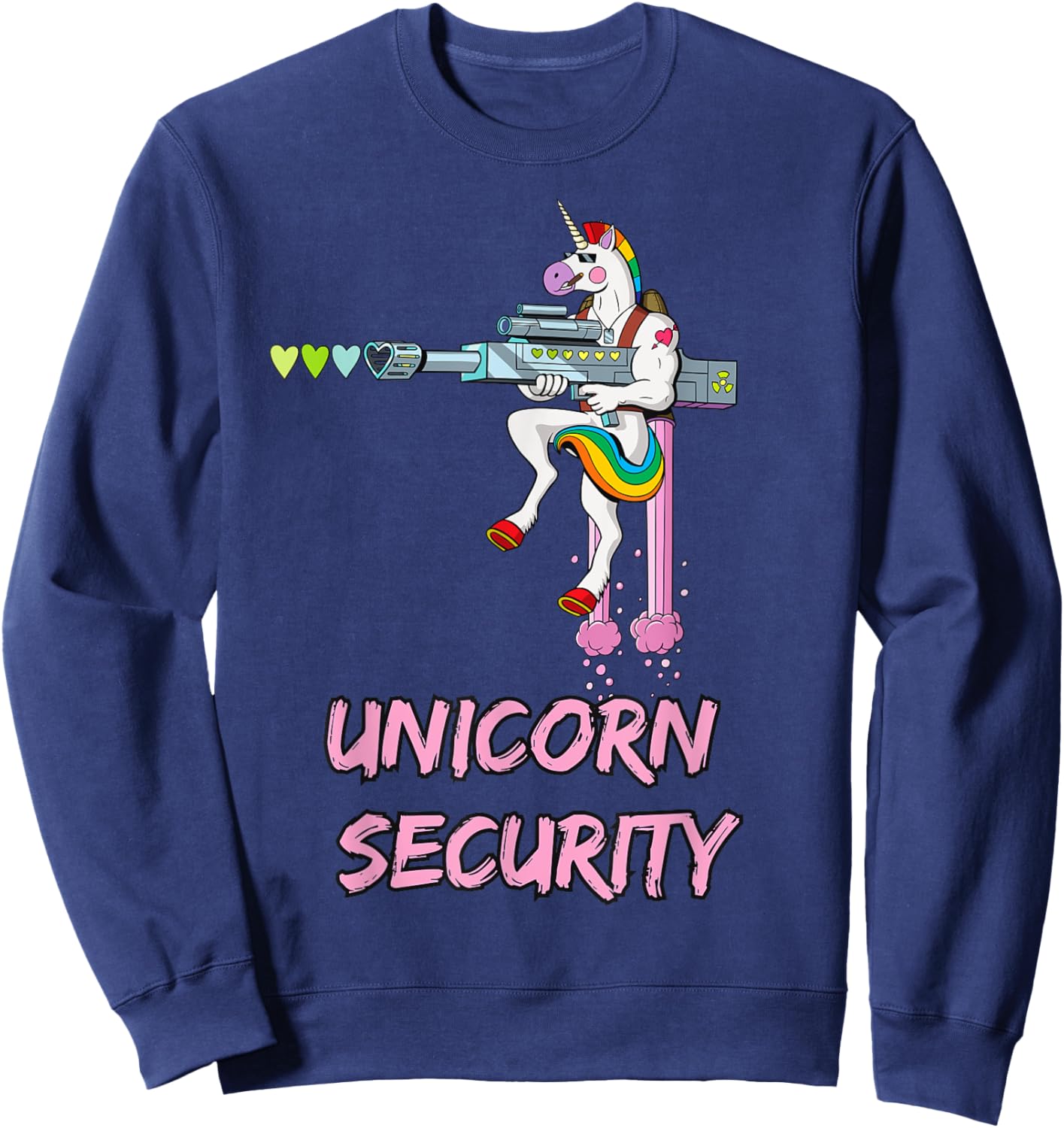 Unicorn Security Sweatshirt - Sweatshirt | Navy