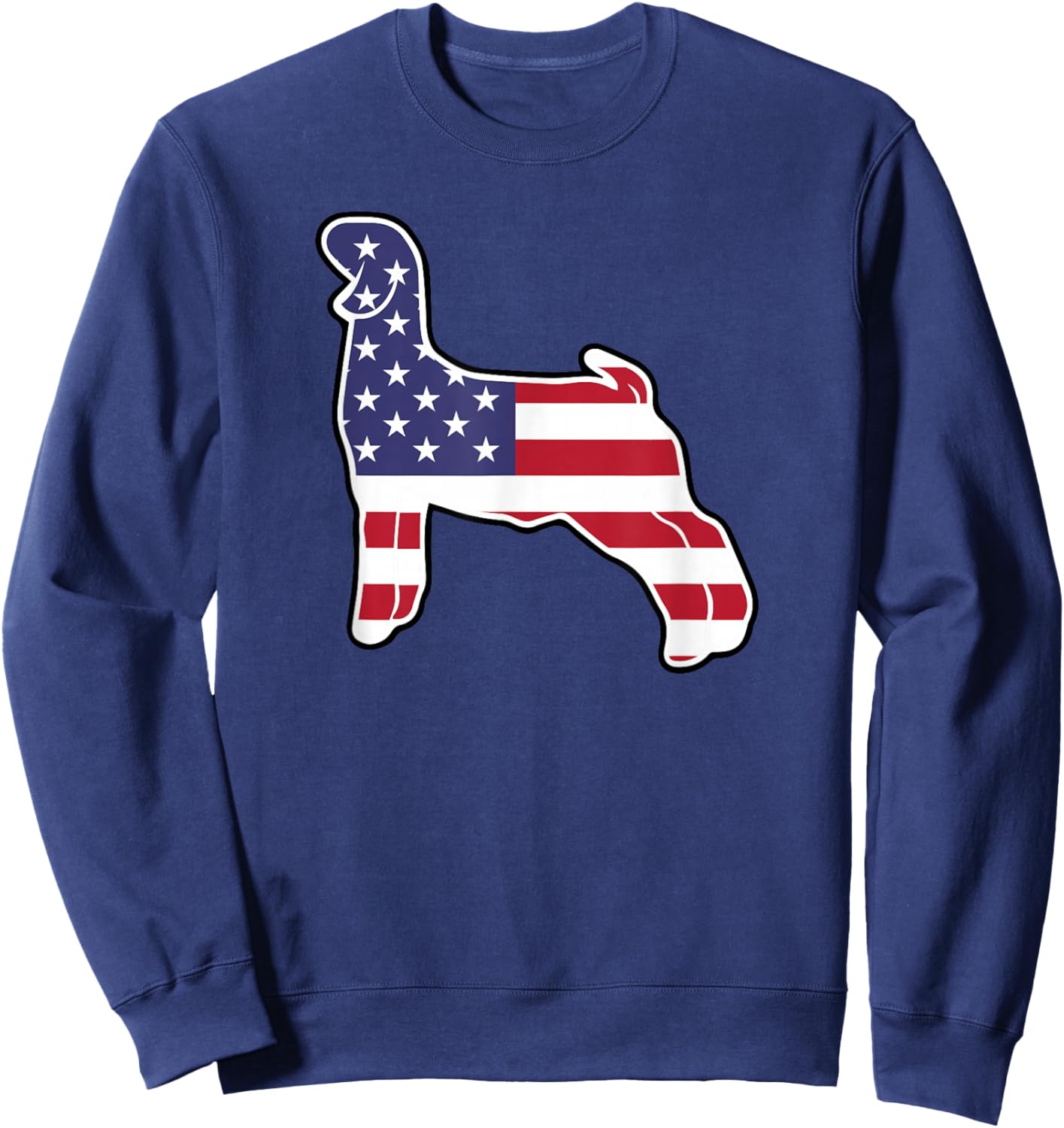 Americana 4th of July Show Goat Sweatshirt - Sweatshirt | Navy