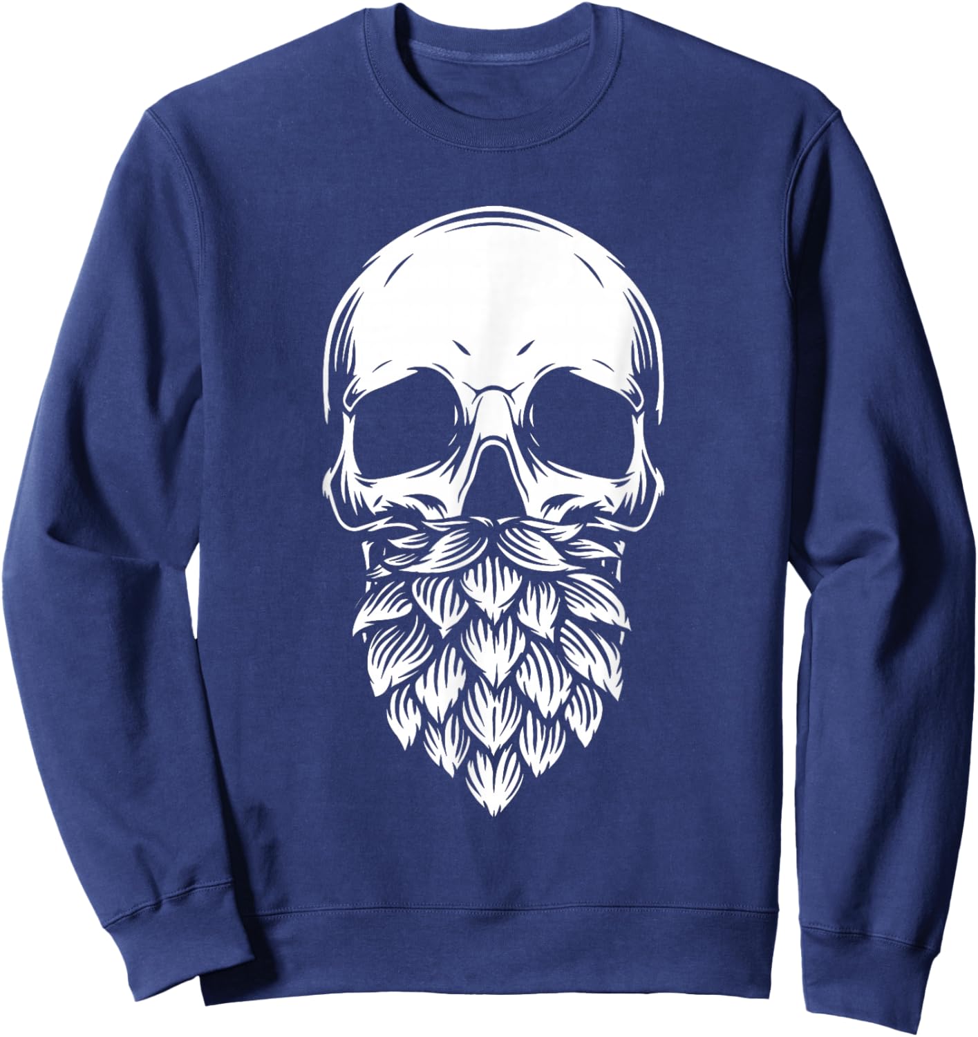 Home Brewing Skull Microbrewery - Craft Brewer Beer Sweatshirt - Sweatshirt | Navy