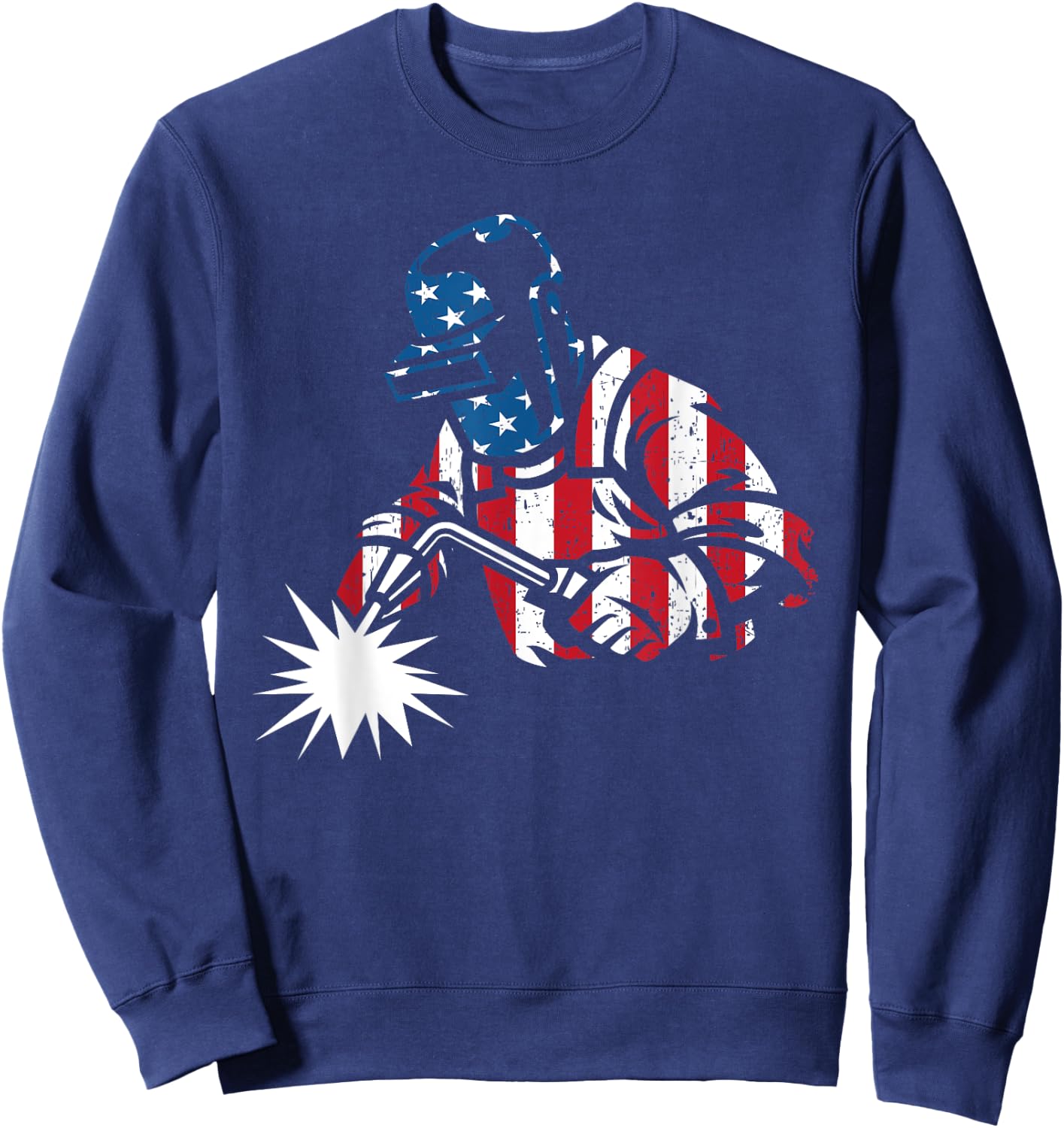 Cool Welder Design Women Welding Weld Metal Welder Sweatshirt - Sweatshirt | Navy