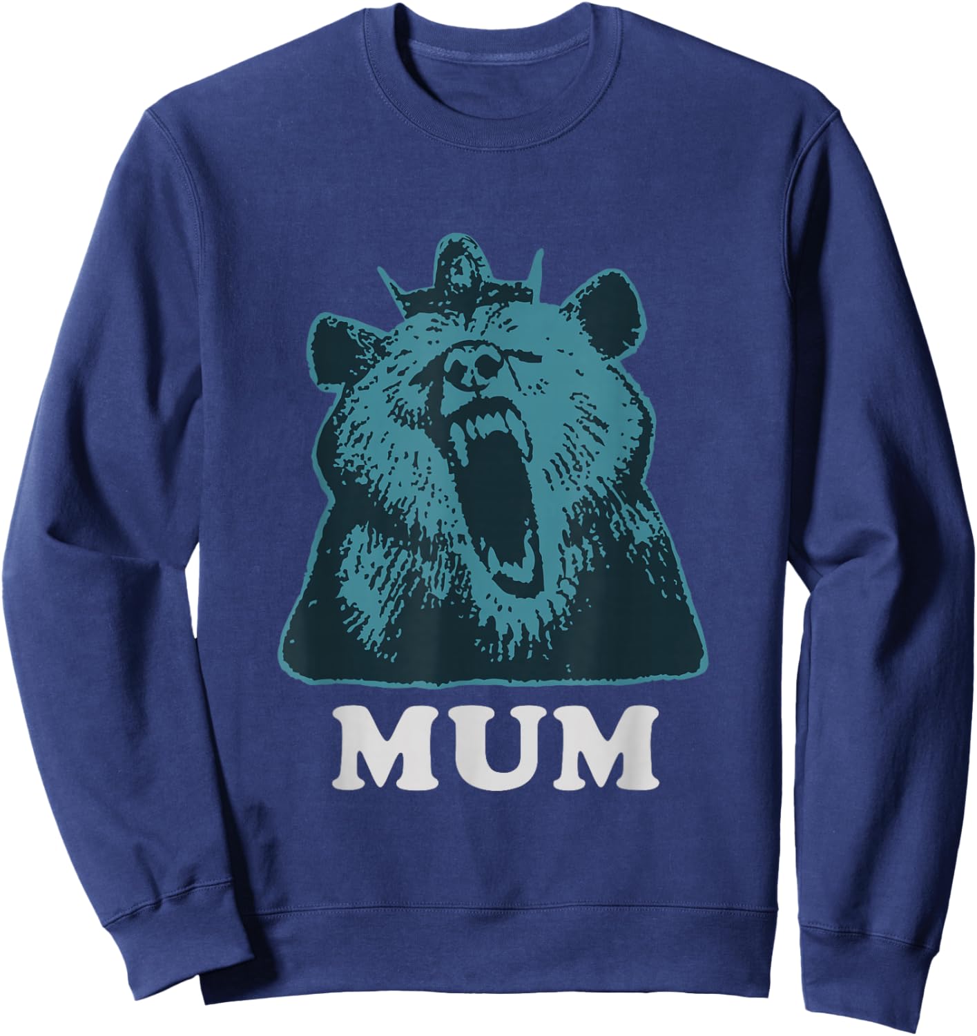 Disney Wreck-It Ralph Brave Queen Elinor Bear Mum Vintage Sweatshirt - Sweatshirt | Navy