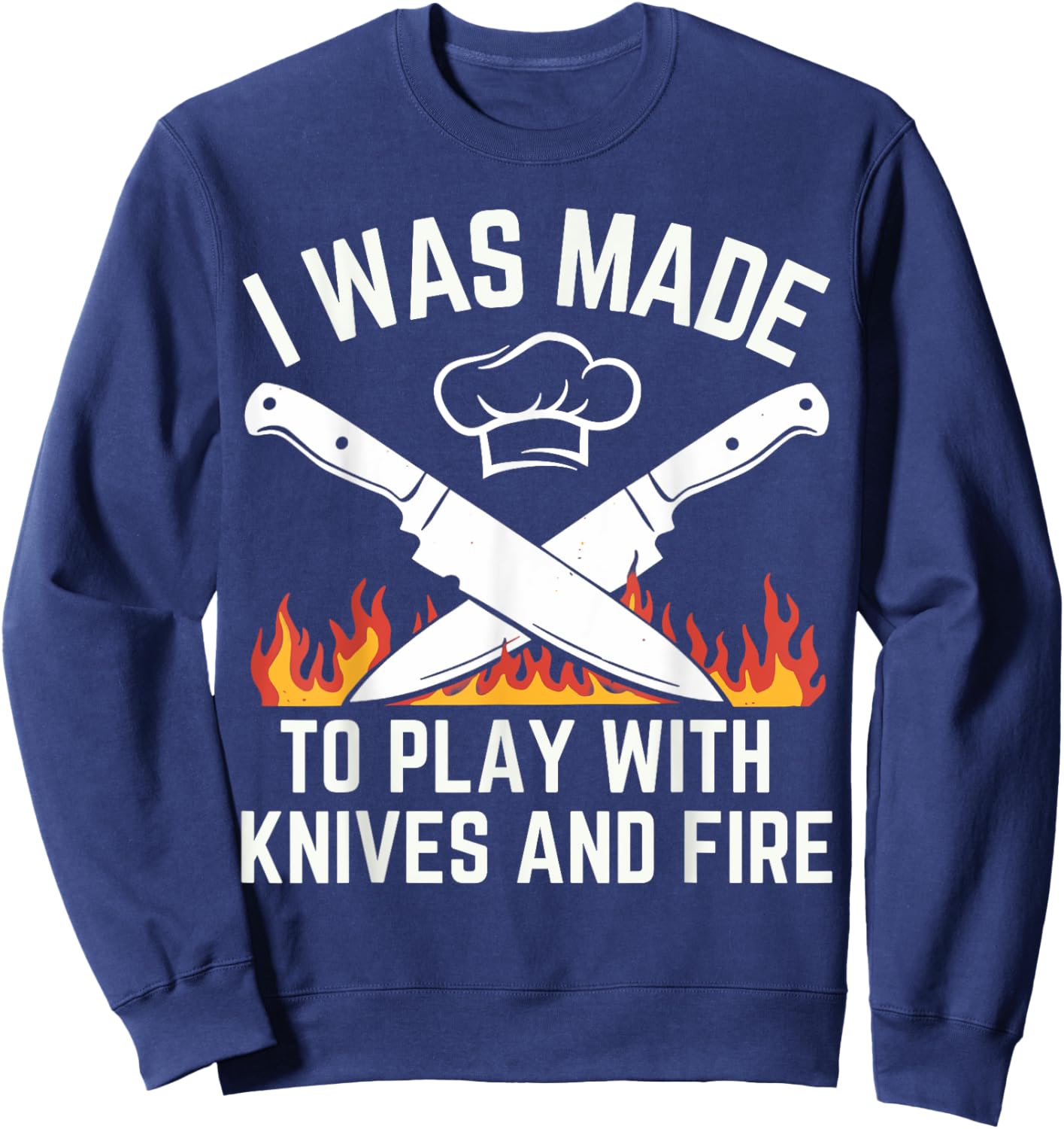 Cooking Lovers Culinary Chef Funny Chef Design Women Sweatshirt - Sweatshirt | Navy