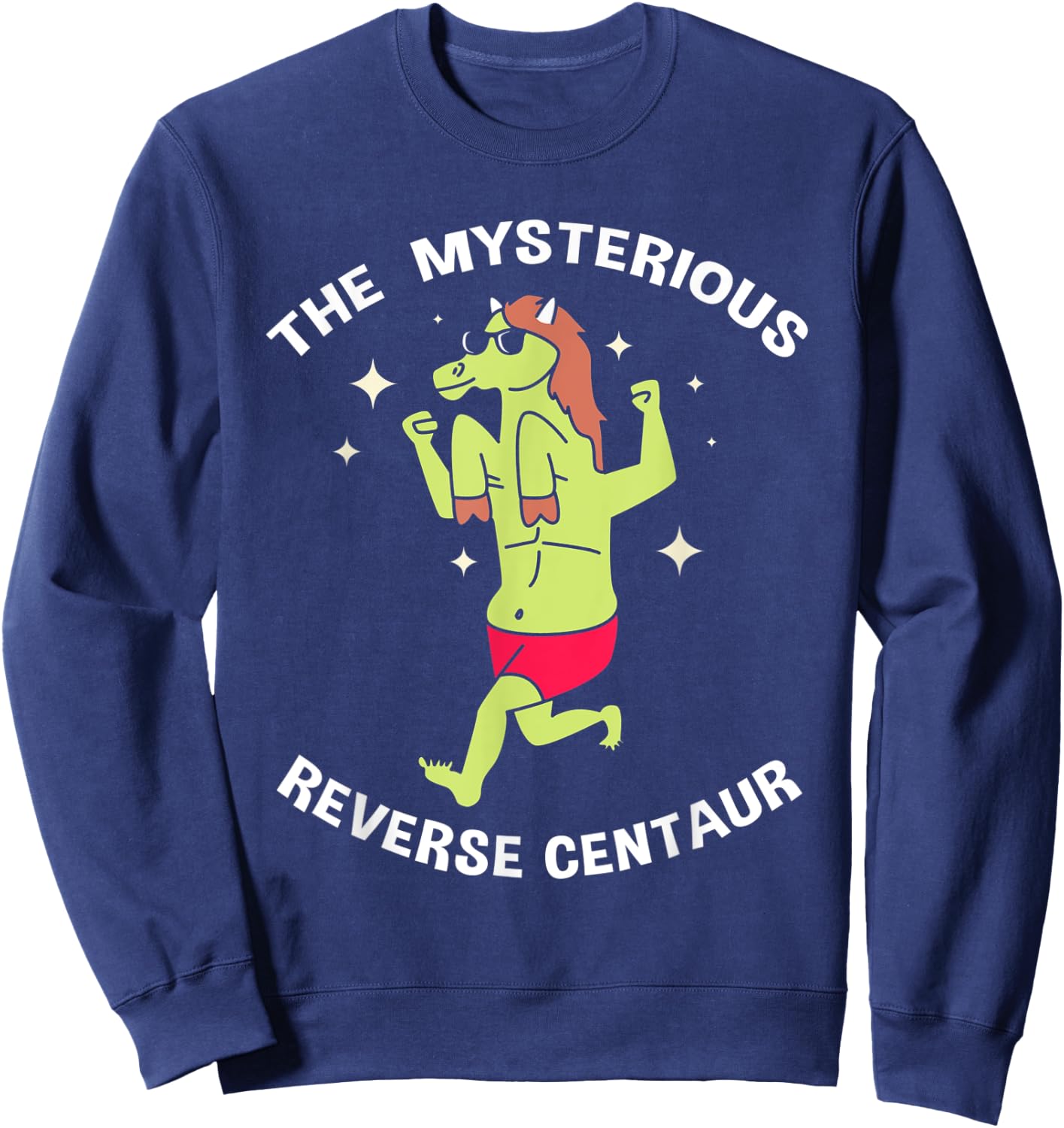 The Mysterious Reverse Centaur Sweatshirt - Sweatshirt | Navy
