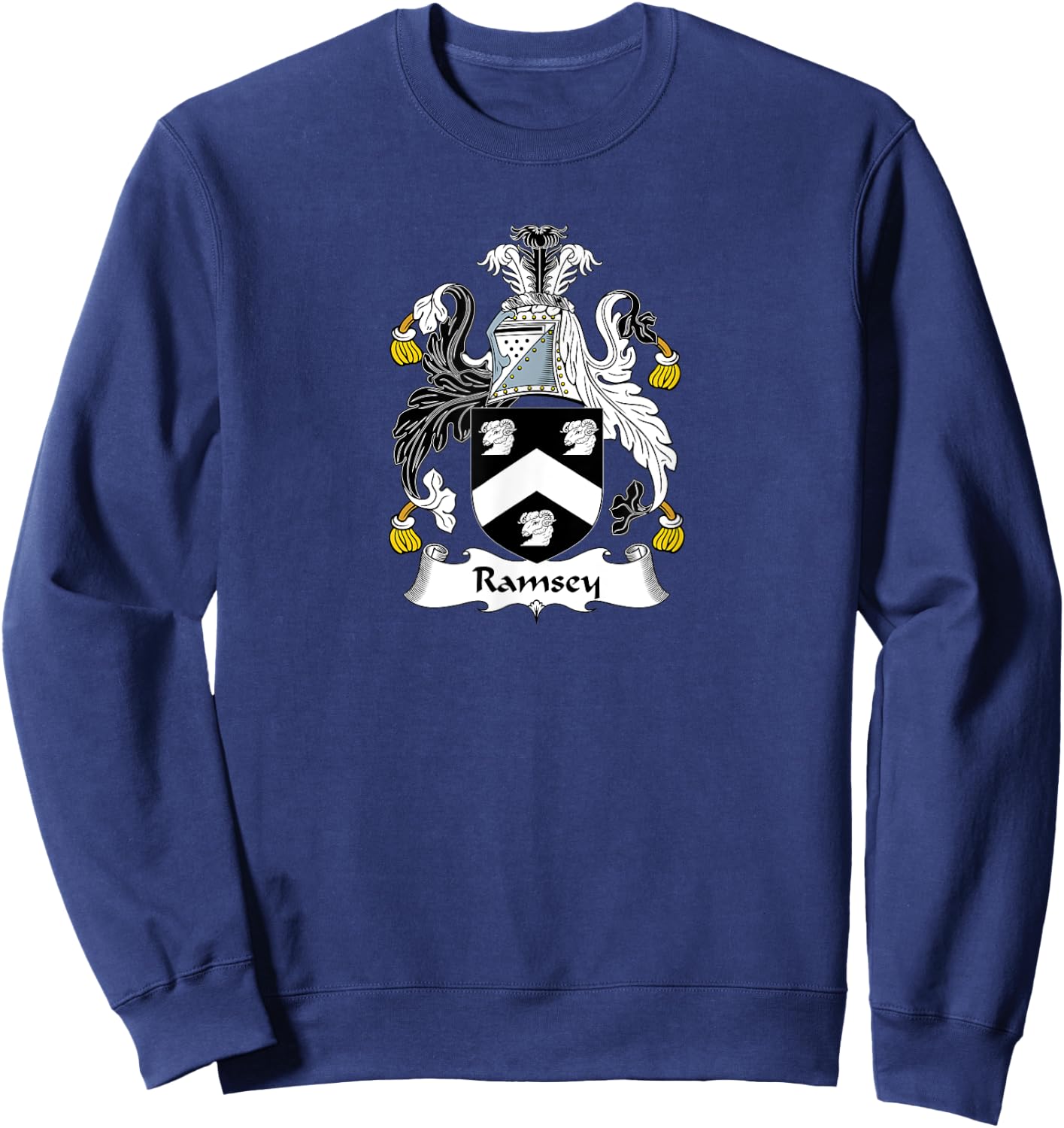 Ramsey Coat of Arms - Family Crest Shirt Sweatshirt - Sweatshirt | Navy