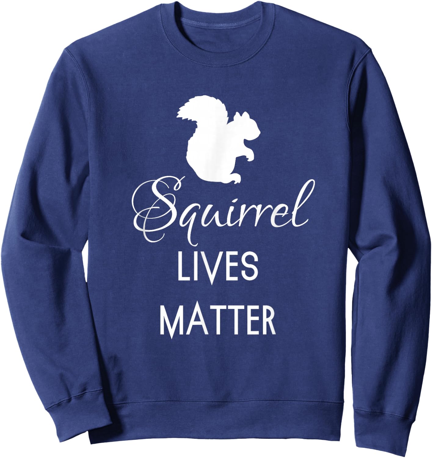 Gift Animal Groomers Nature Squirrel Sweatshirt - Sweatshirt | Navy