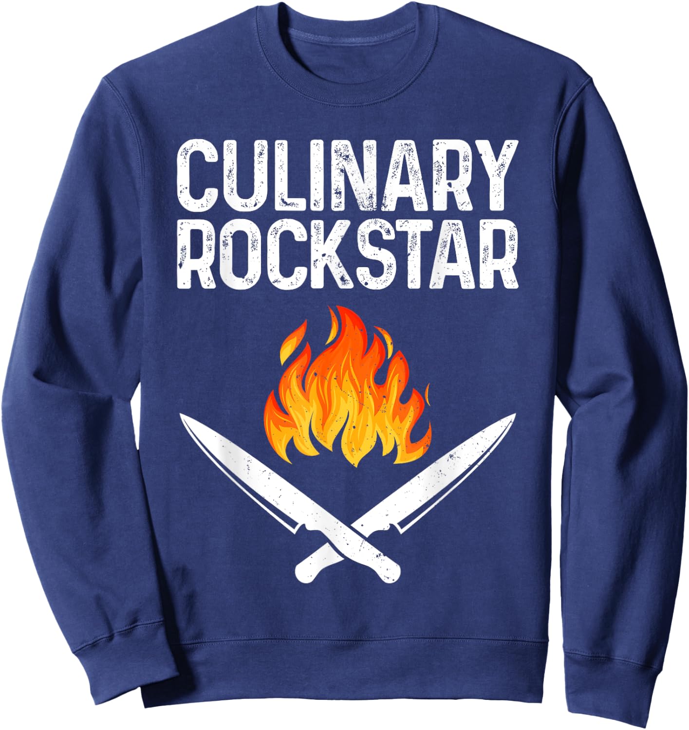 Funny Chef Novelty Women Kitchen Cook Culinary Chef Sweatshirt - Sweatshirt | Navy