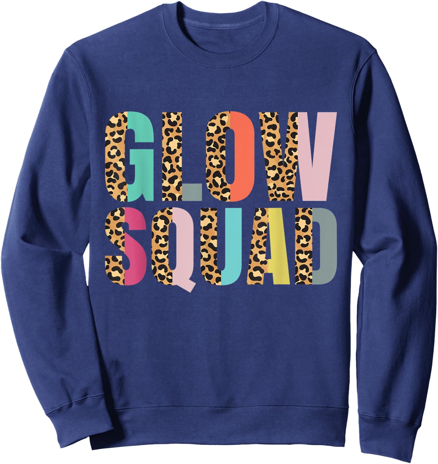 Glow Squad Glowing Skin Esthetician Skincare Sweatshirt - Sweatshirt | Navy
