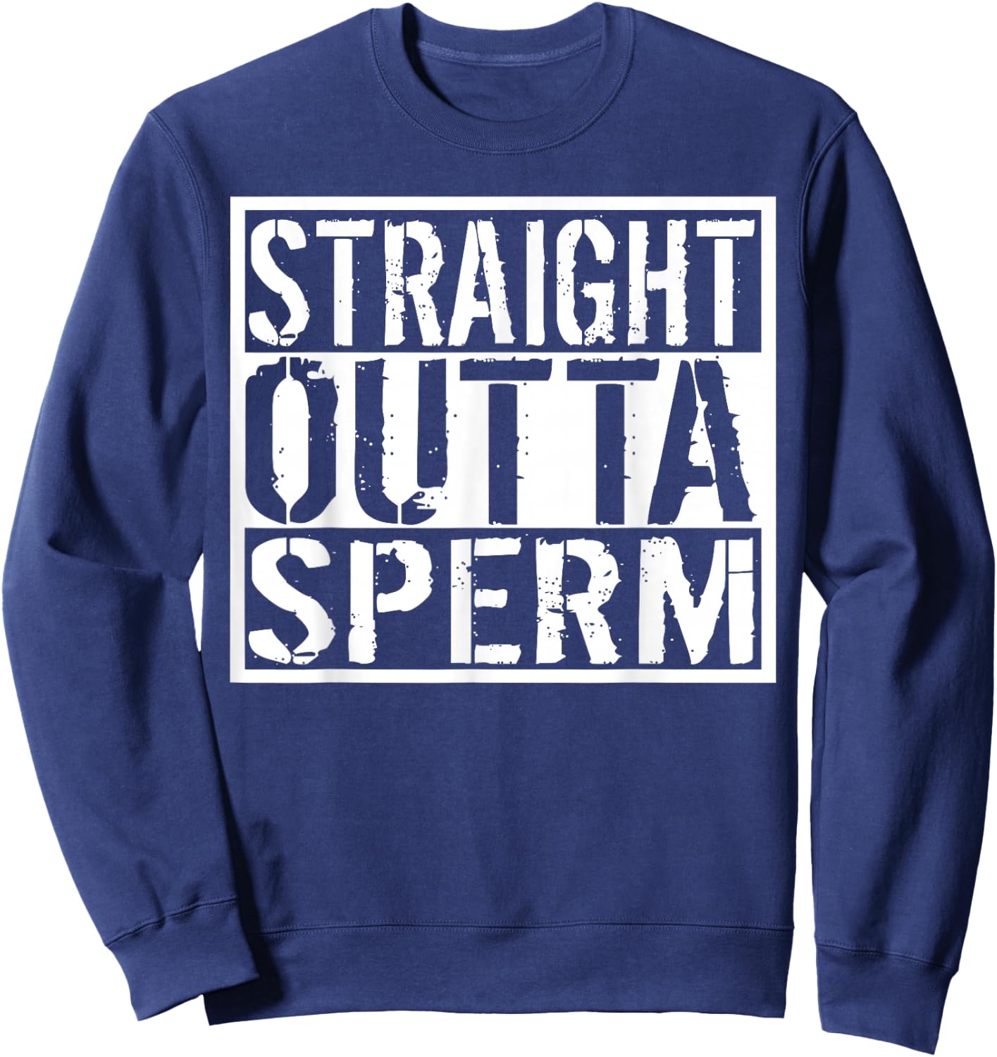 VASECTOMY Funny Surgery Joke Gag Sweatshirt - Sweatshirt | Navy