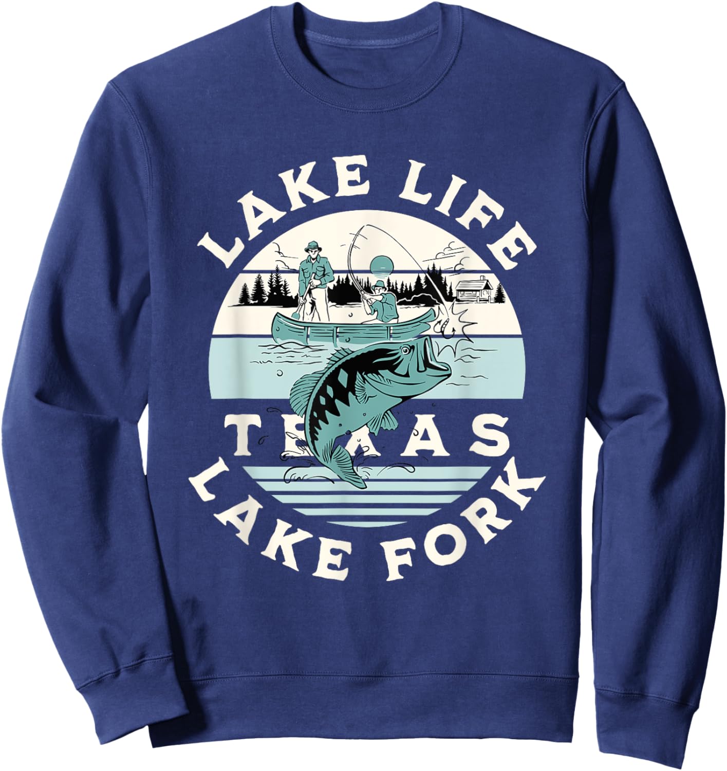 Lake Fork Texas Sweatshirt - Sweatshirt | Navy