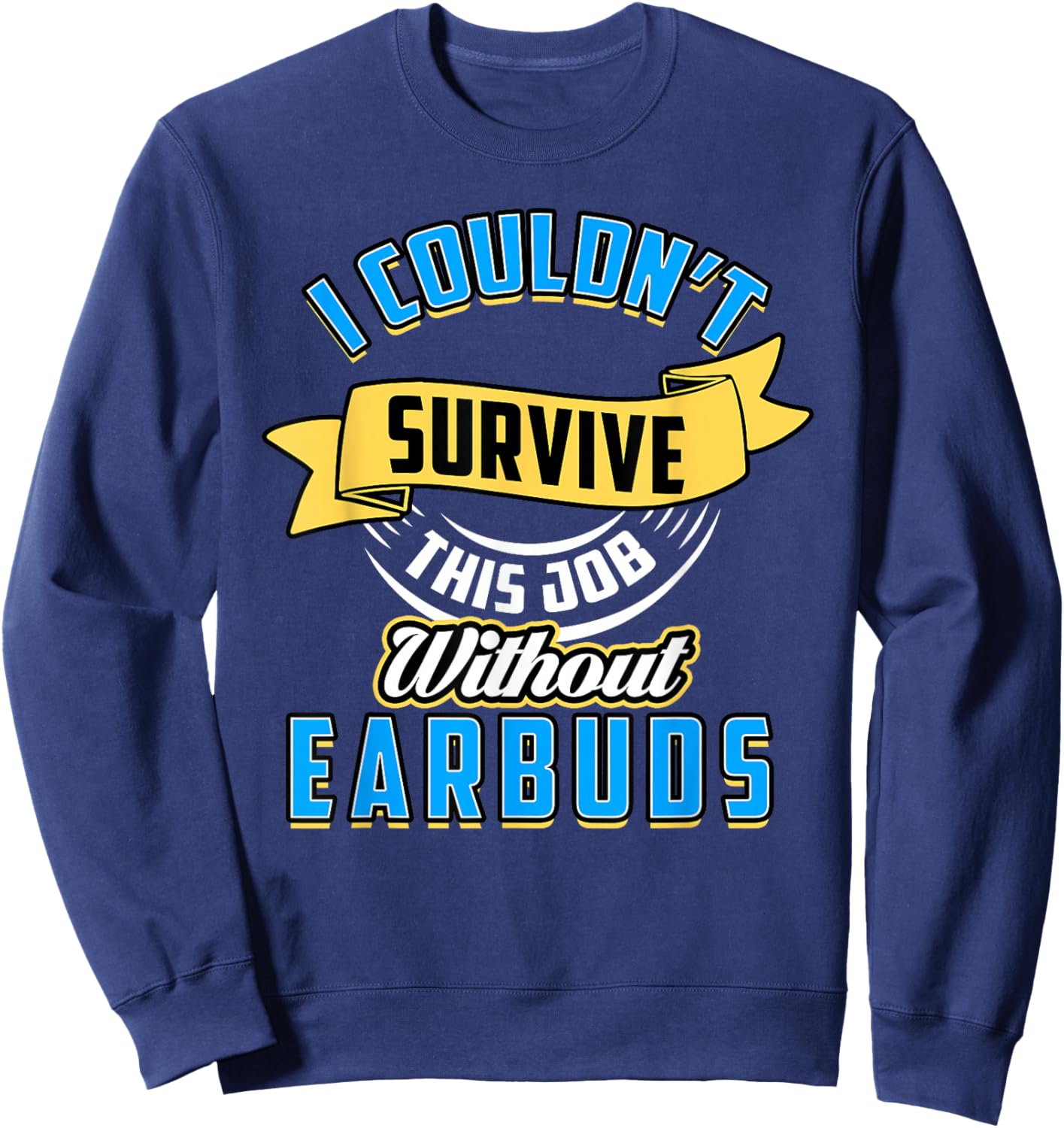 Office Gifts and Gags by Cowcha Brands Funny Workplace Humor for Working Adults, -Adults, Black, Small, Short Sleeve Sweatshirt - Sweatshirt | Navy