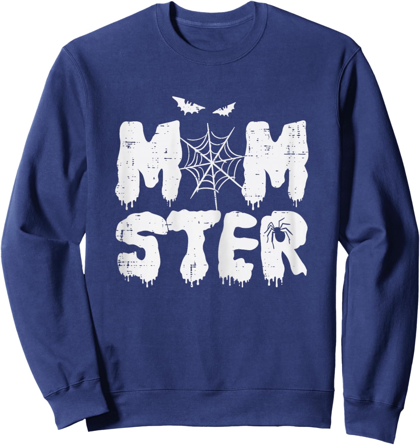 Halloween Mom Monster Momster Fun Mama Costume Family Women Sweatshirt - Sweatshirt | Navy